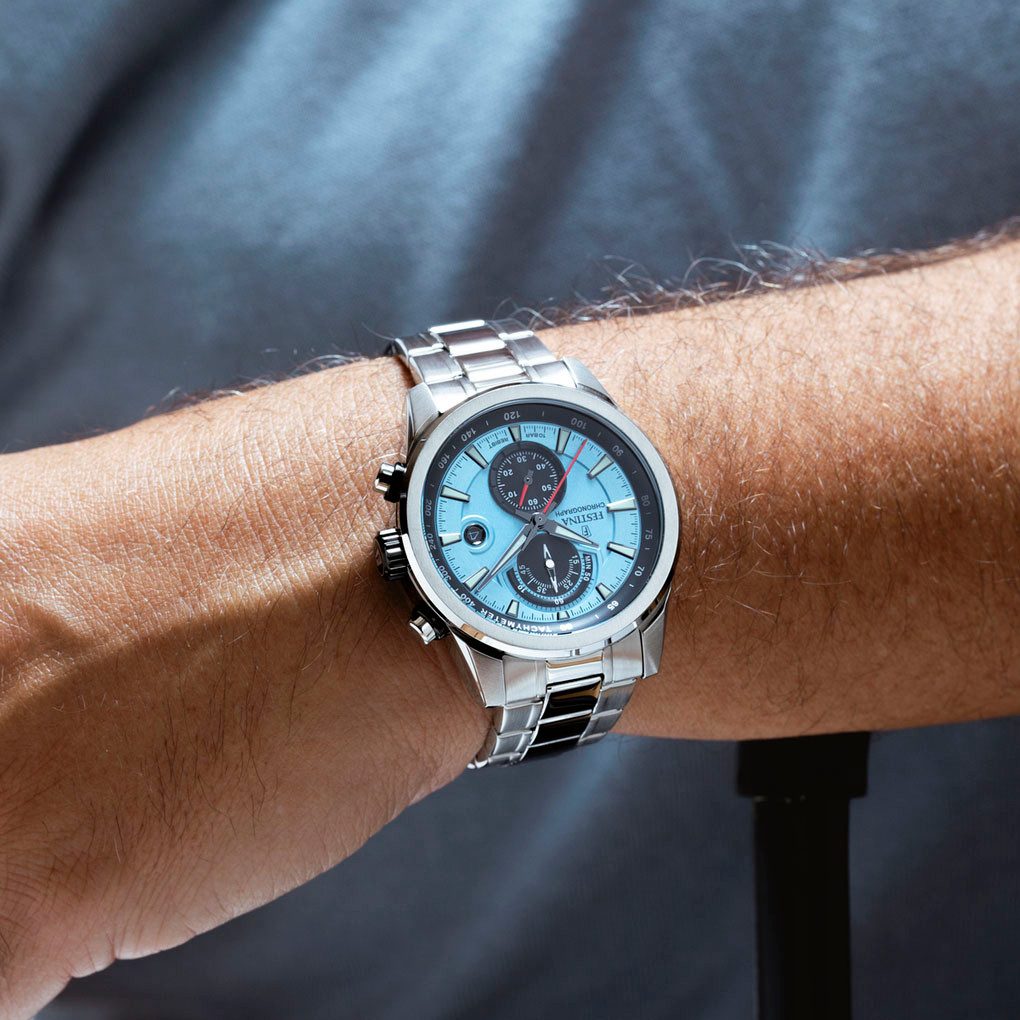 Festina Chronograaf Timeless Chronograph Quartzhorloge, horloge, herrenuur, roestvrijstalen band, analoog, dag