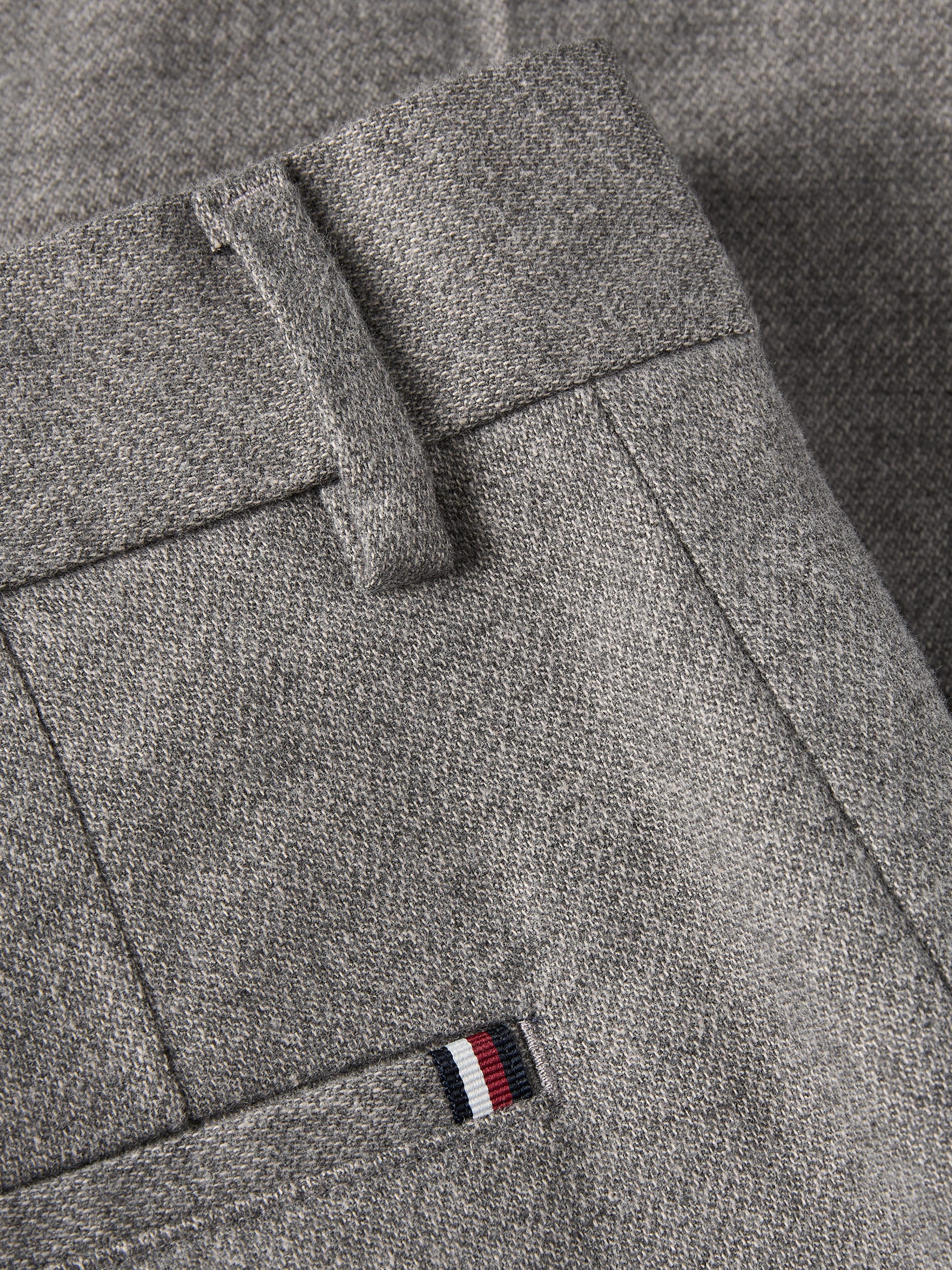 Tommy Hilfiger Five-pocketsbroek DC DENTON BRUSHED MARL gemêleerd ontwerp, met persplooien