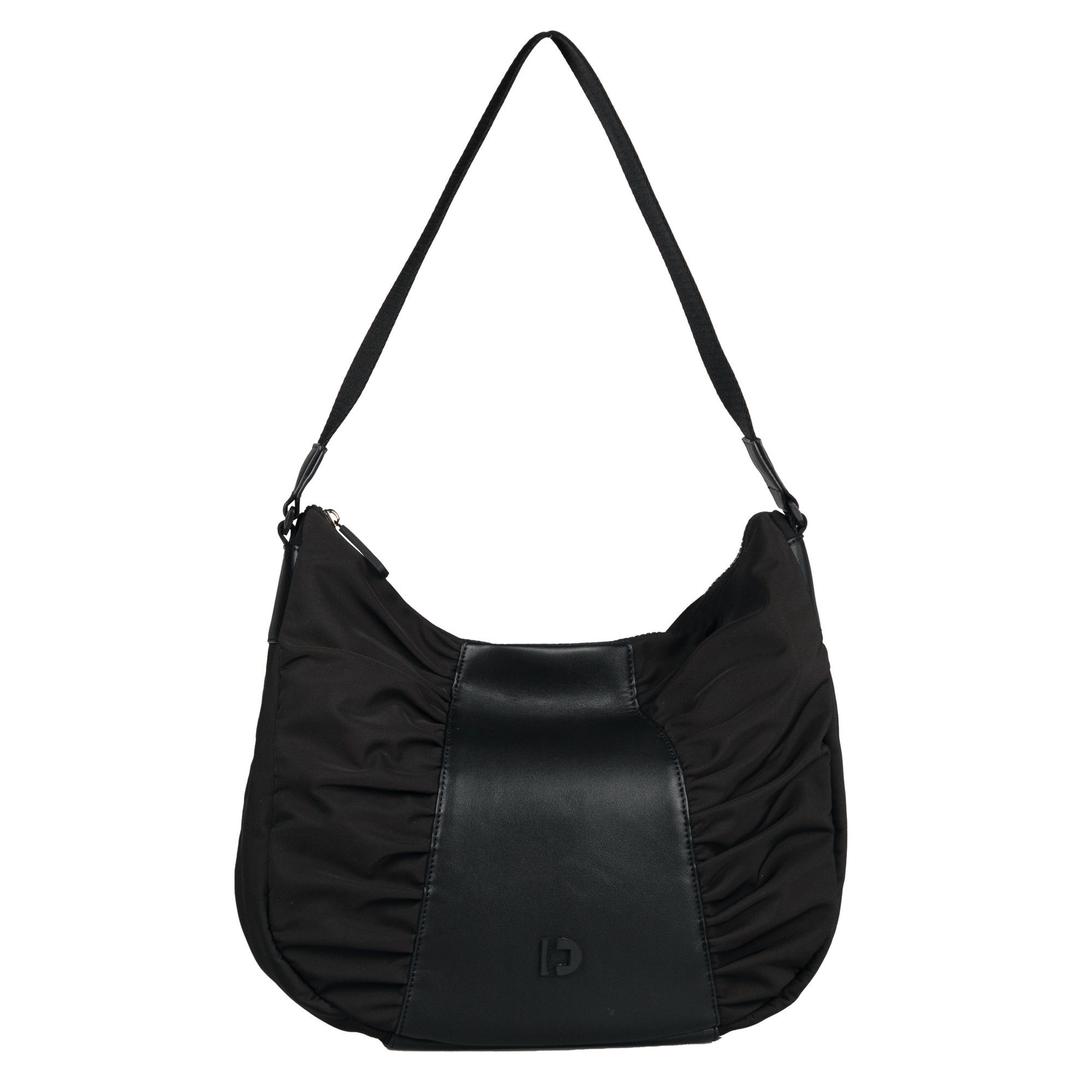 Tom Tailor Denim Hobo-tas Benja zachte handgevoel door materiaalmix van nylon en kunstleer in sportieve look