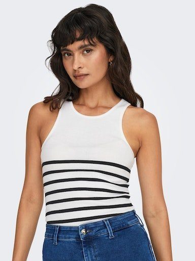 NU 20% KORTING: Only Tanktop ONLKENYA RIB STRIPE TANK TOP CS JRS