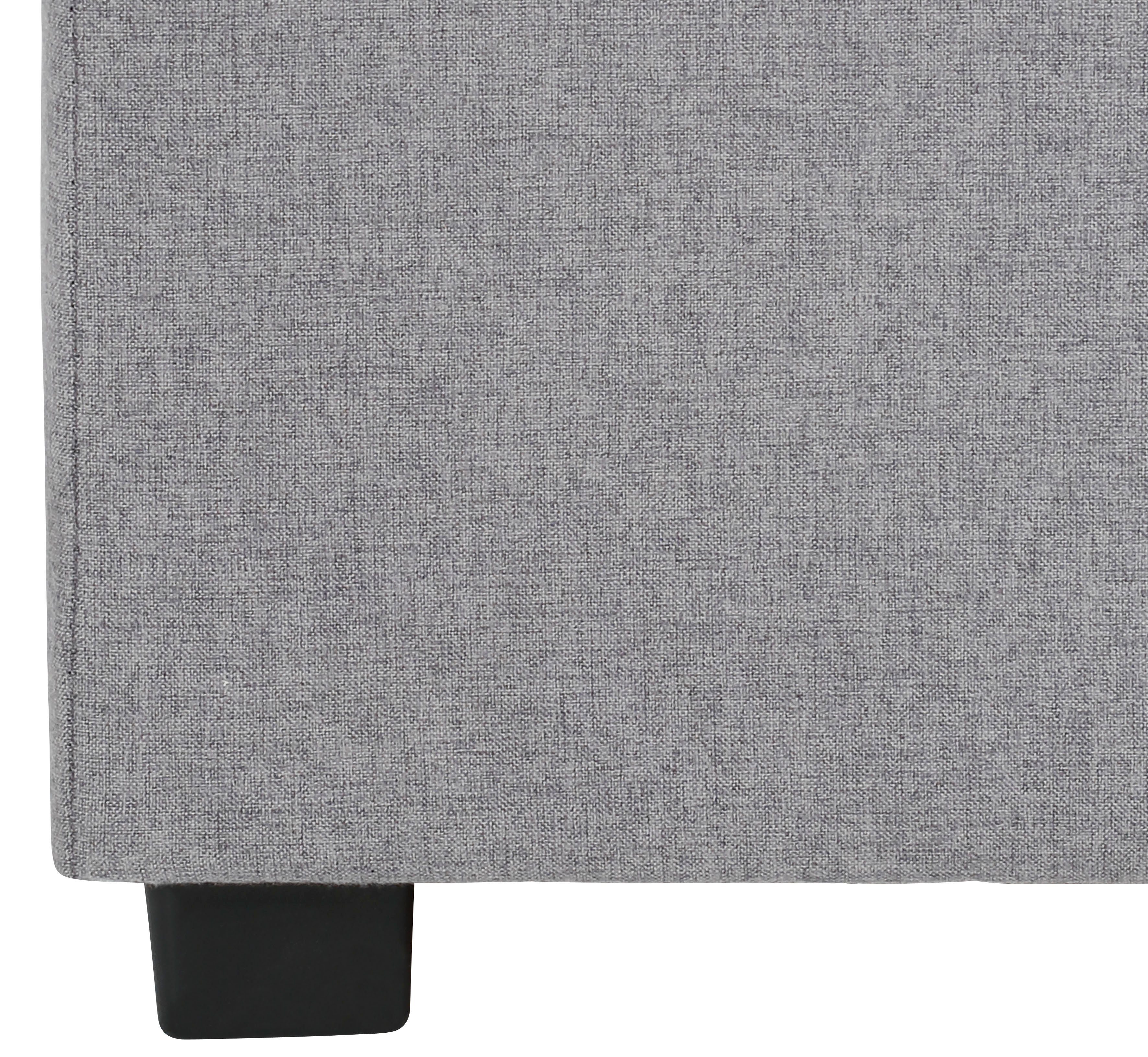 Lüttenhütt Gestoffeerd bed Endres met bedkist, naar keuze zonder matras/lattenbodem of incl. matras