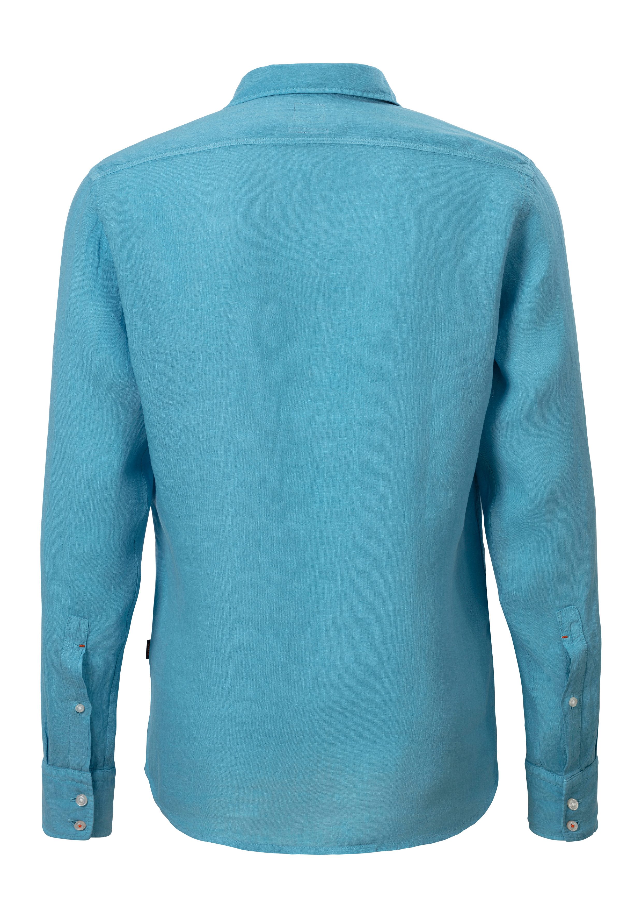 Boss Orange Shirt met lange mouwen met boss contrastdetails