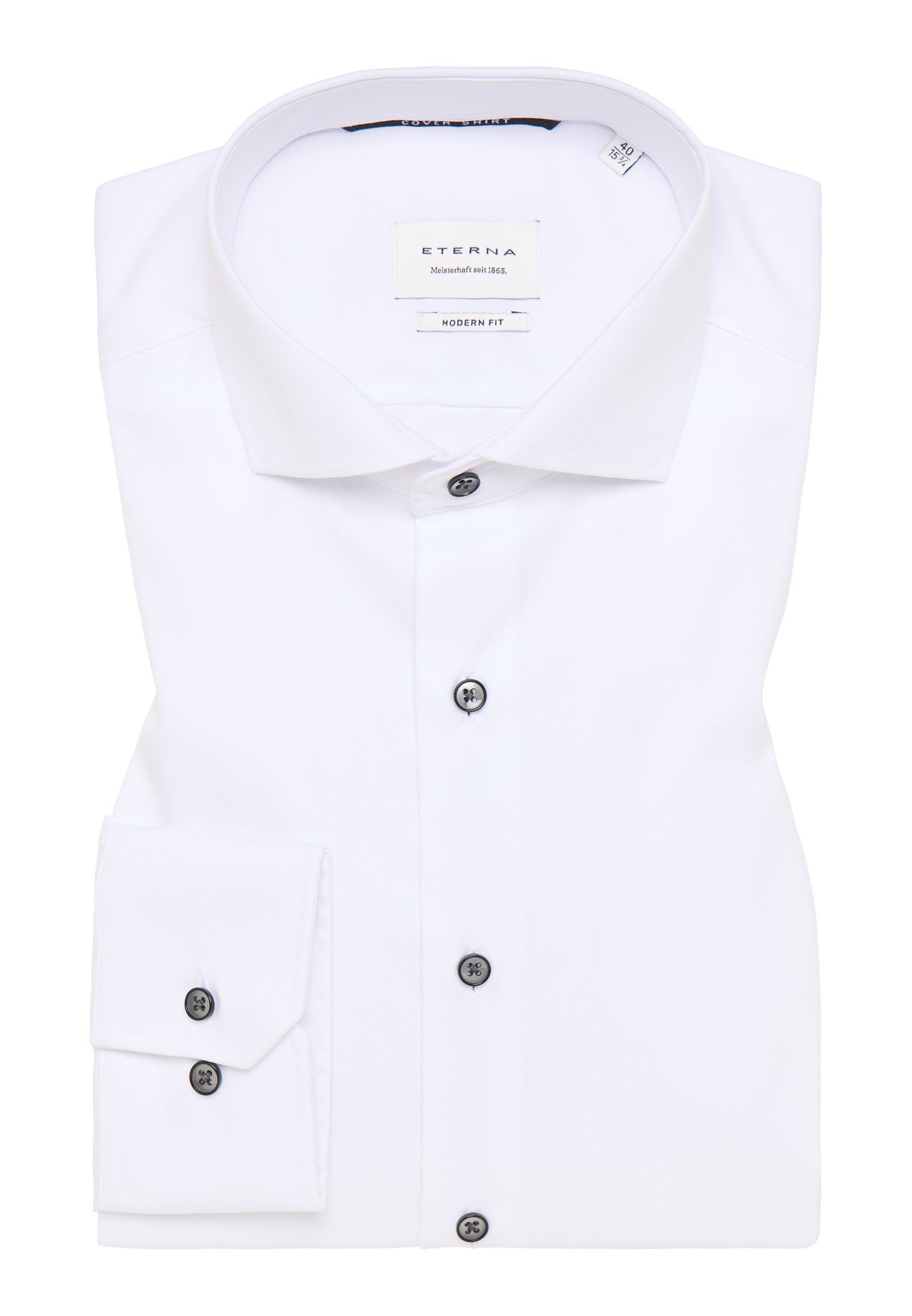 Eterna Overhemd met lange mouwen MODERN FIT NON IRON (strijkvrij)
