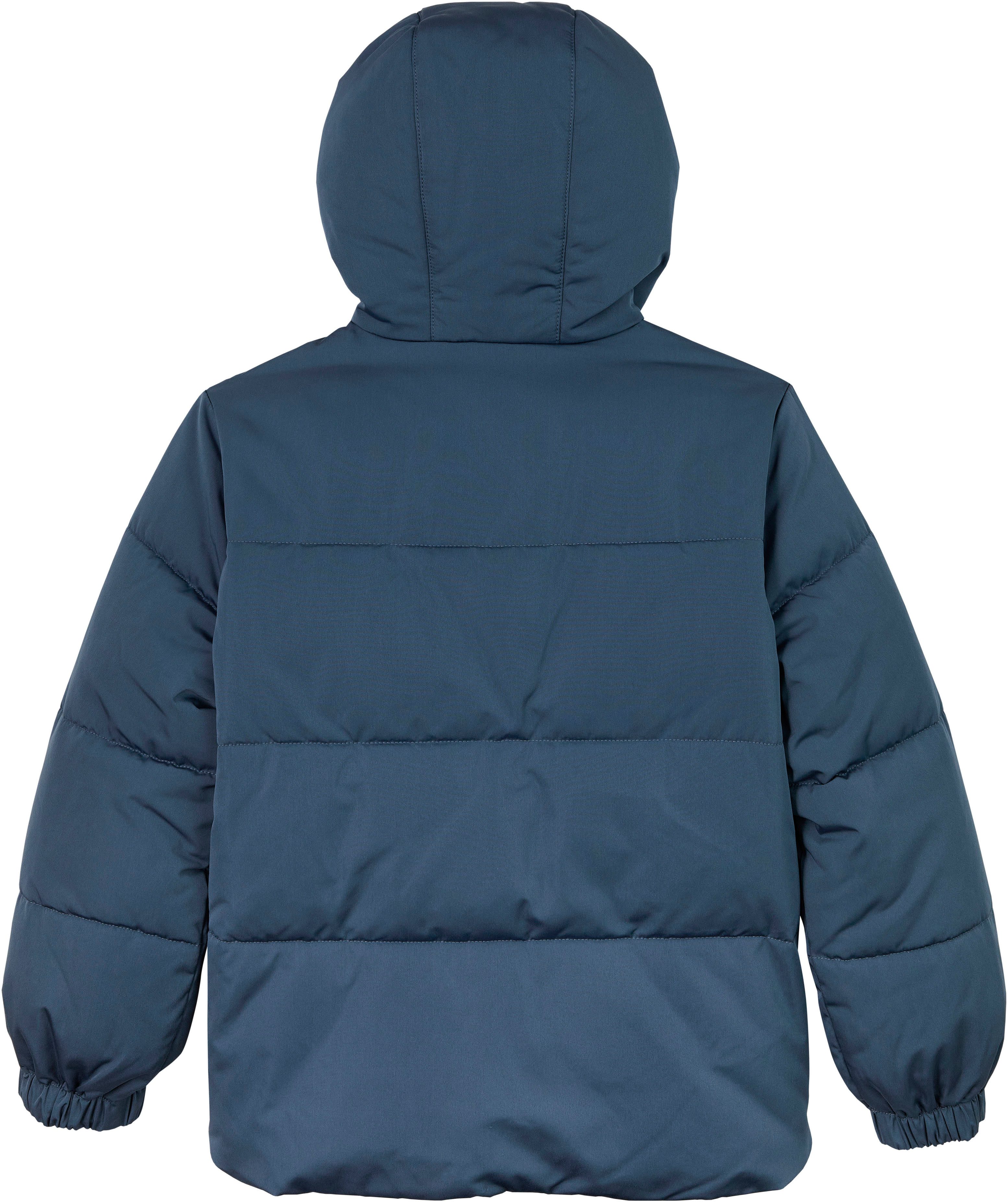 Tommy Hilfiger Gewatteerde jas MONOTYPE PADDED PUFFER JACKET Baby tot 2 jaar met capuchon elastiek aan de mouw