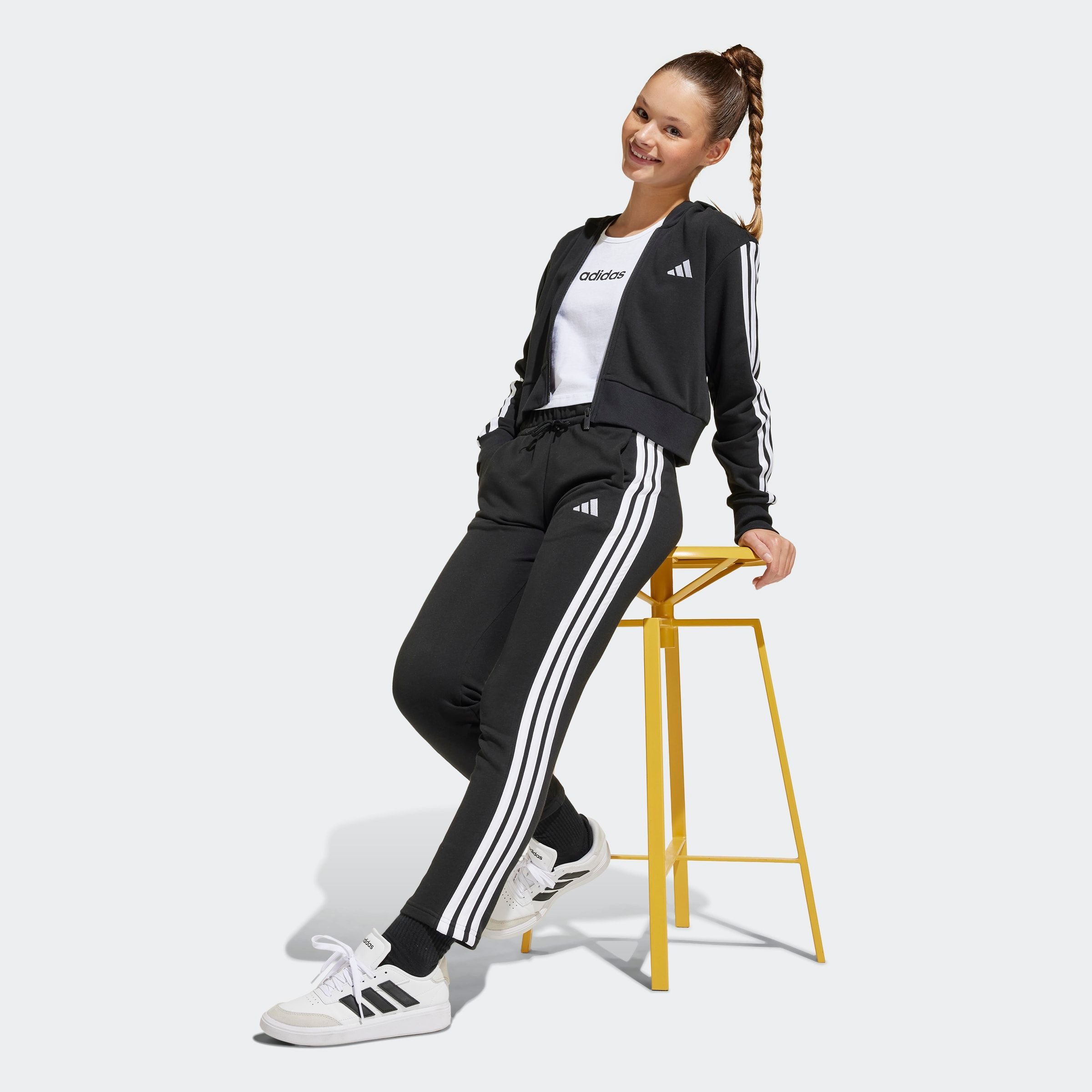 adidas Sportswear Hoodie JG 3S FT FZ CRO