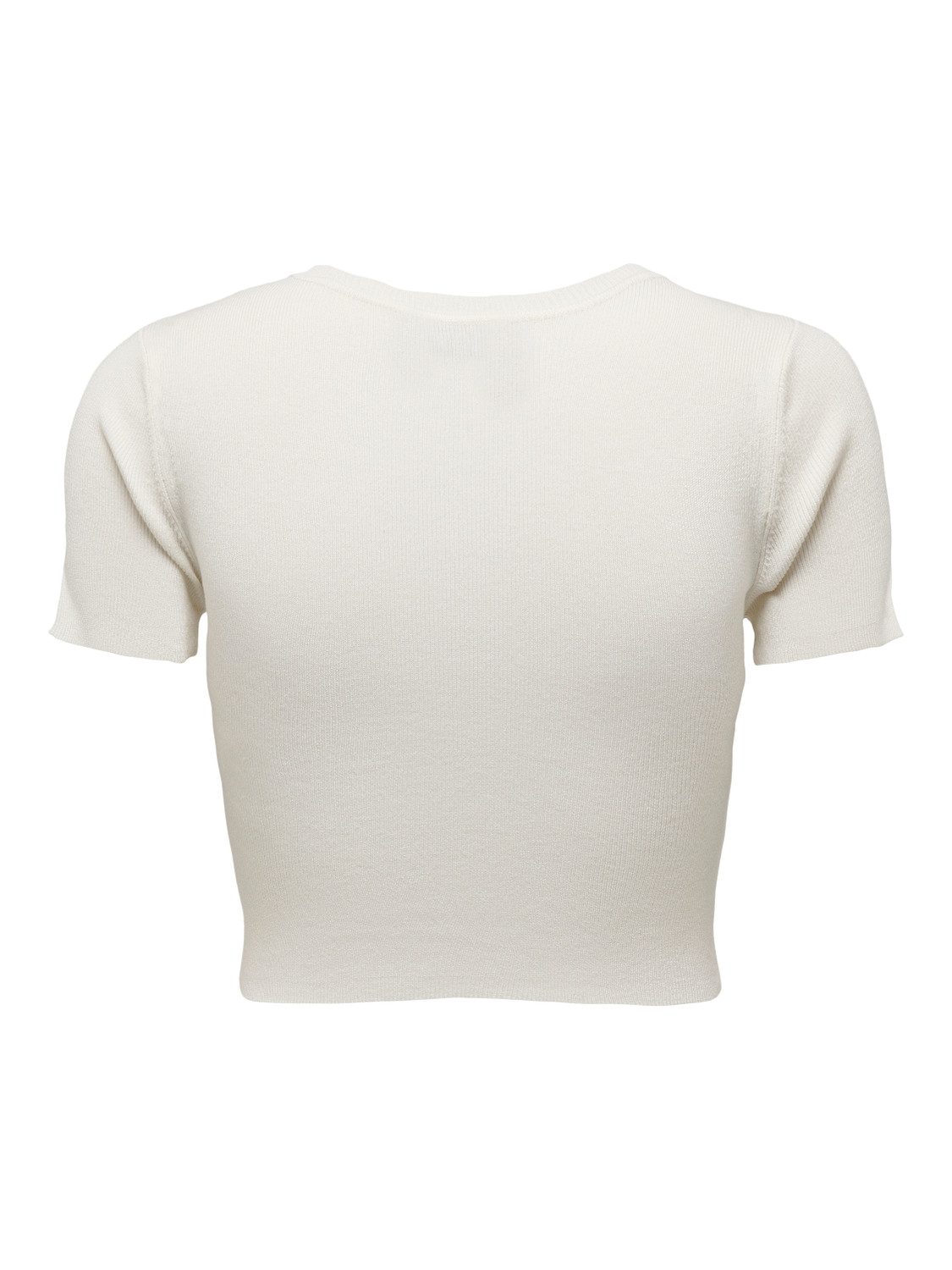 JDY Trui met korte mouwen JDYCIRKELINE S/S CROP TOP KNT NOOS