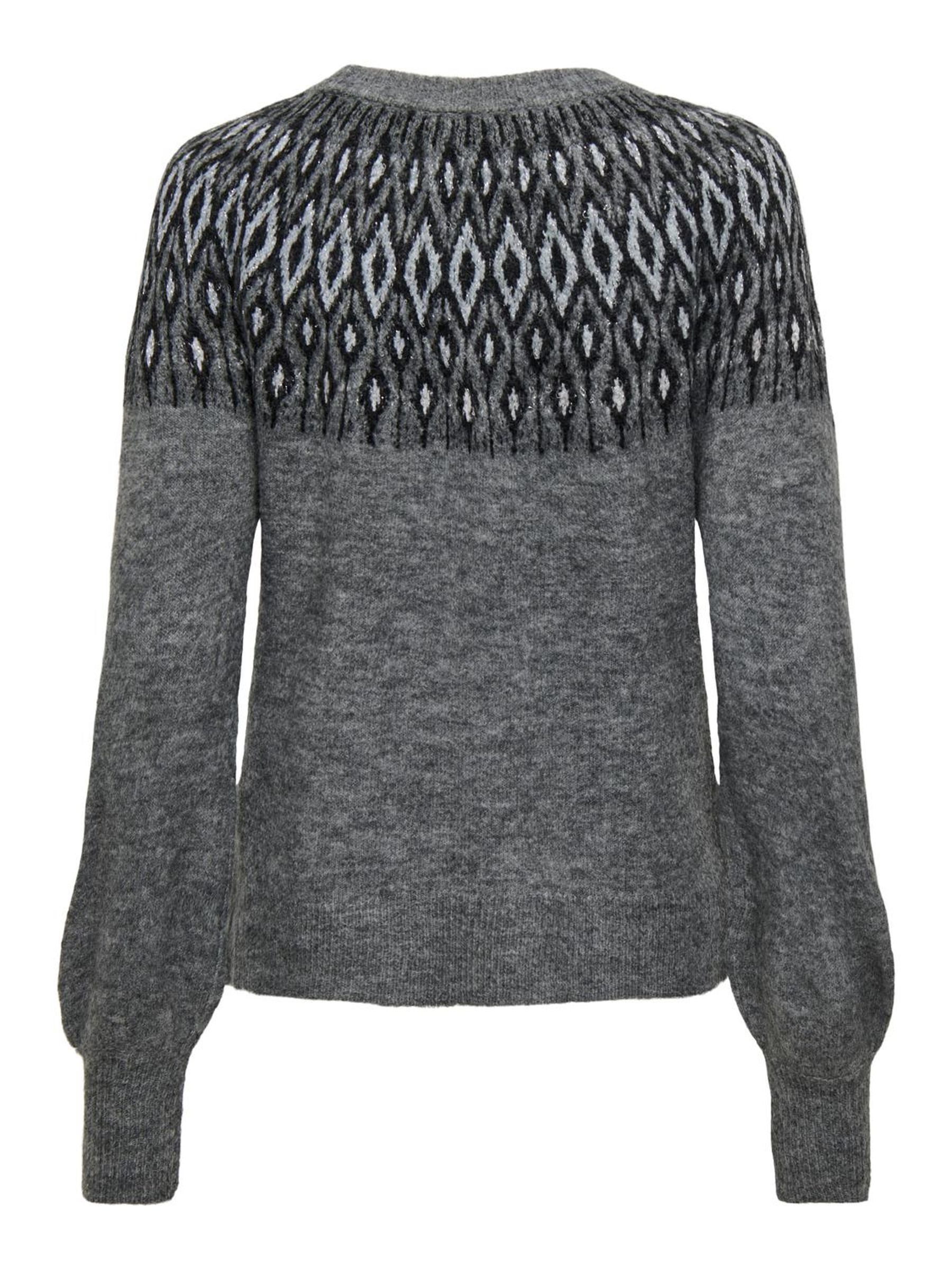 Only Trui met ronde hals ONLALINA LS JQ O-NECK EX KNT