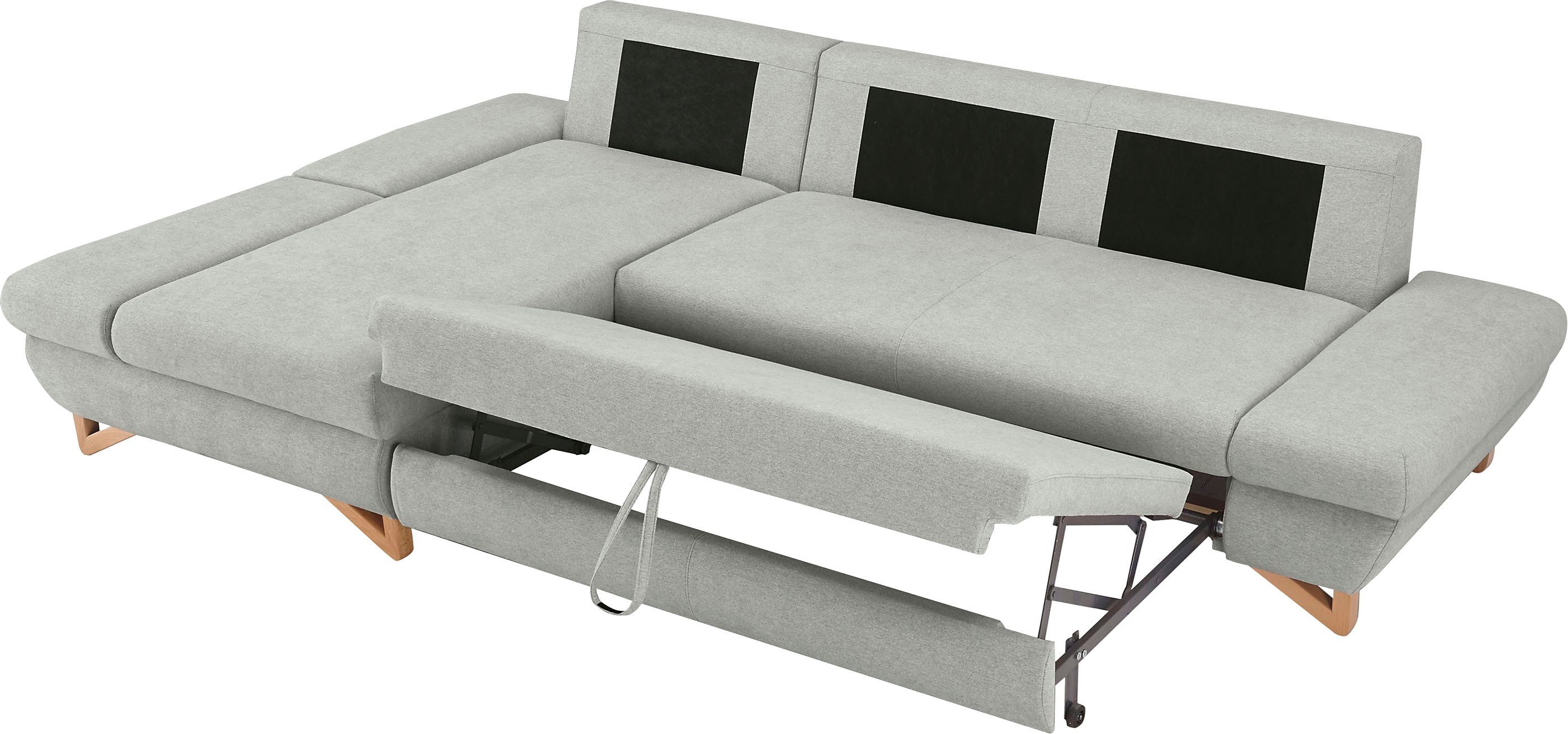 INOSIGN Slaapbank City/Giron comfortabele slaapbank (ligoppervlak 245 x 138 cm) en bedlade