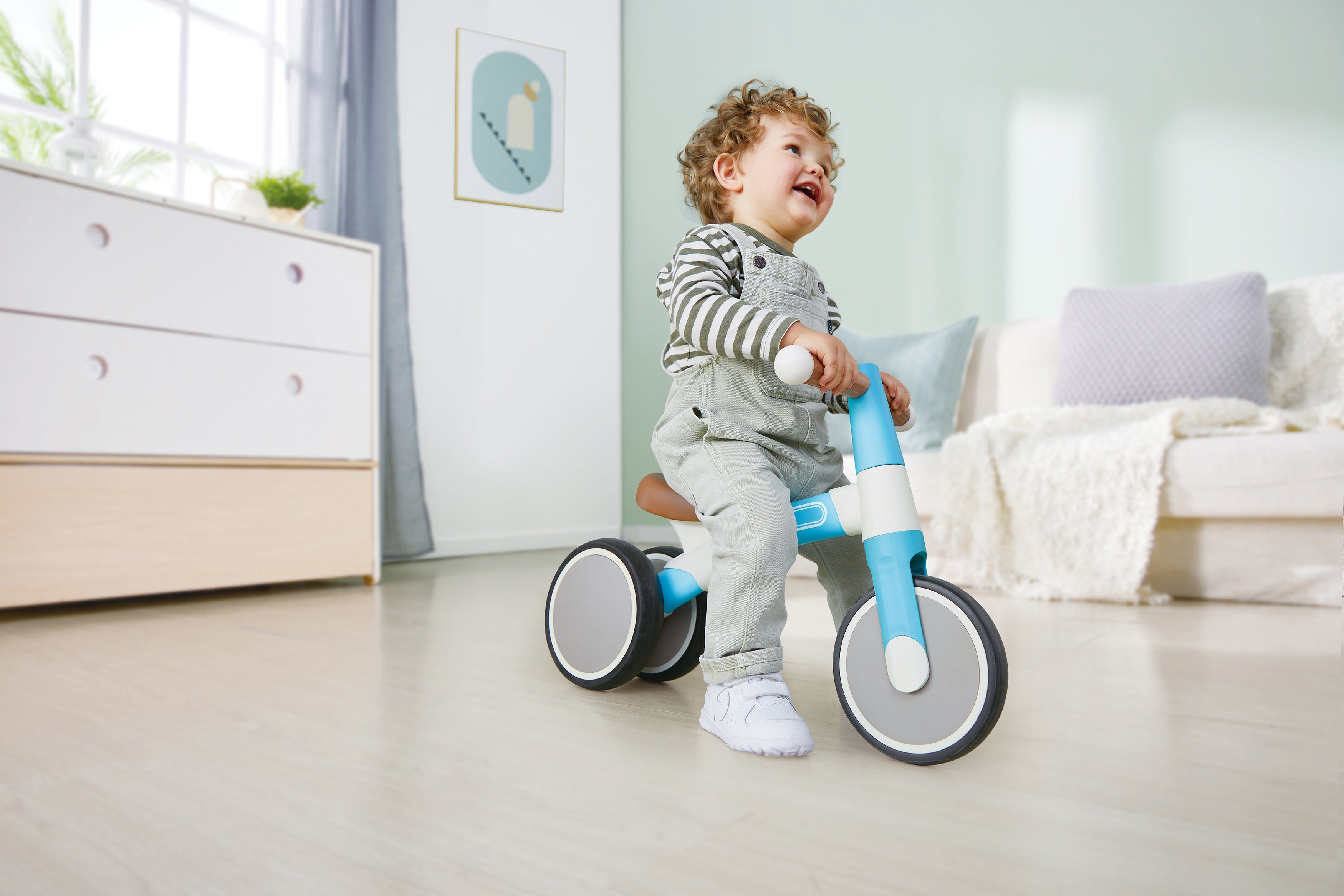 Hape Driewieler Mijn eerste loop-driewieler, lichtturquoise