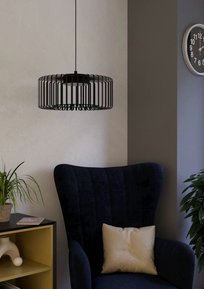 EGLO Hanglamp GINESTRONE-Z Metalen hanglamp, ZigBee, app en spraakbesturing Alexa, RGB, dimbaar (1 stuk)