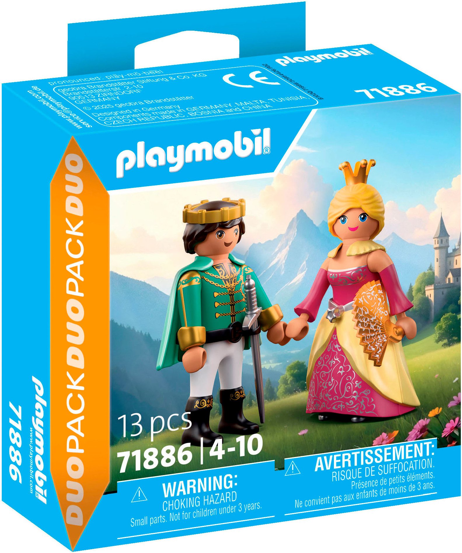 Playmobil® Constructie-speelset Prinz und Prinzessin (71886), Duo Pack (13-delig)