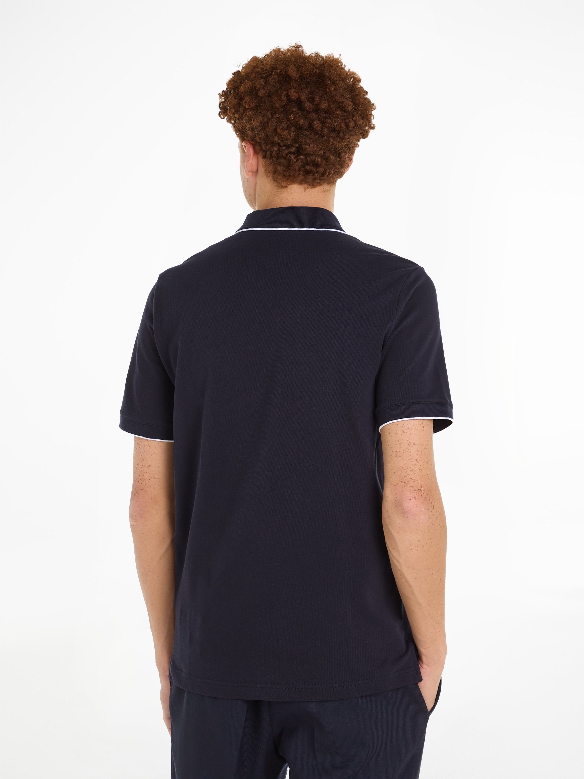 Calvin Klein Poloshirt STRETCH PIQUE TIPPING POLO