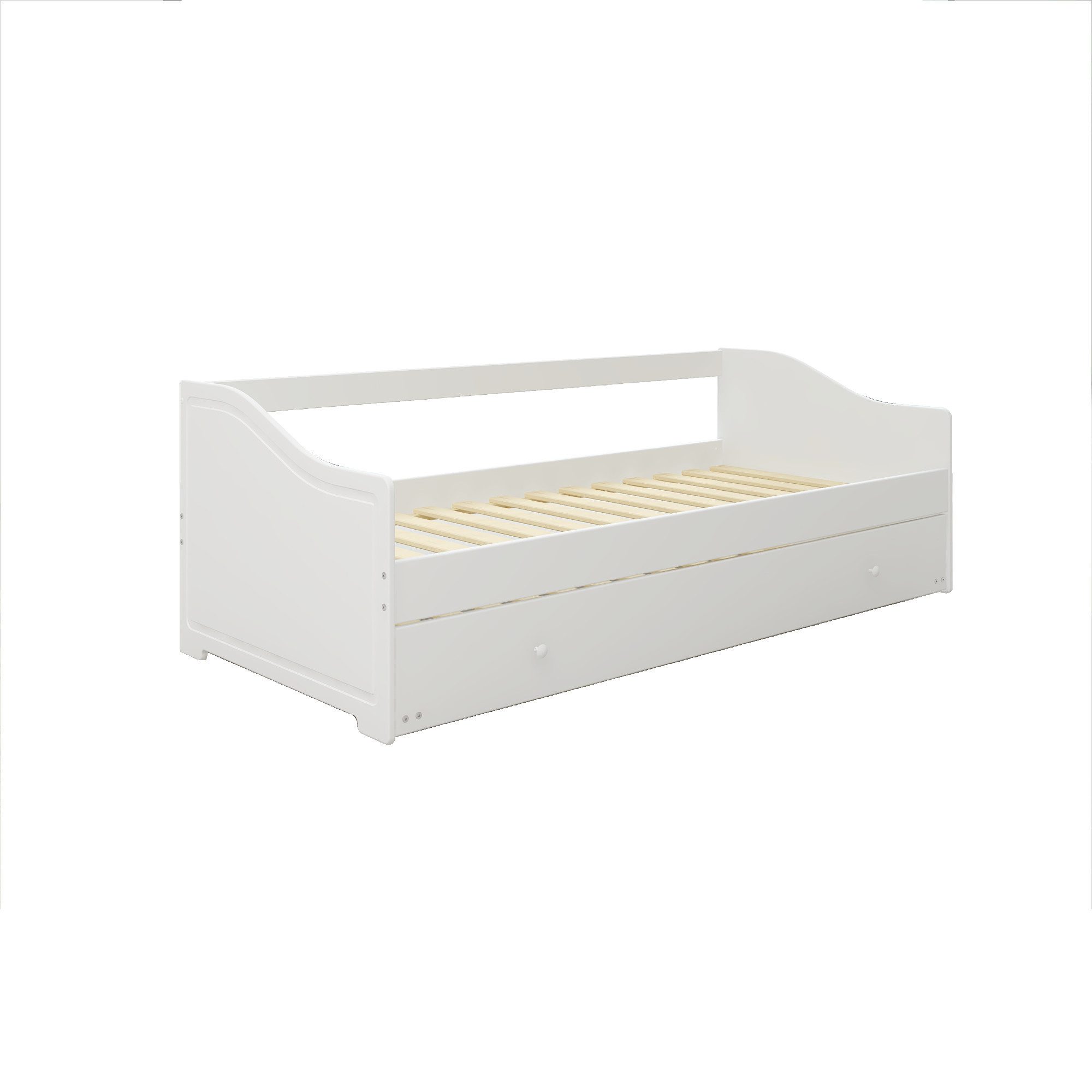 Home affaire Slaapbank Arlo, inclusief 2 matrassen + lattenbodems, jeugdbed, logeerbed (set, 5-delig)