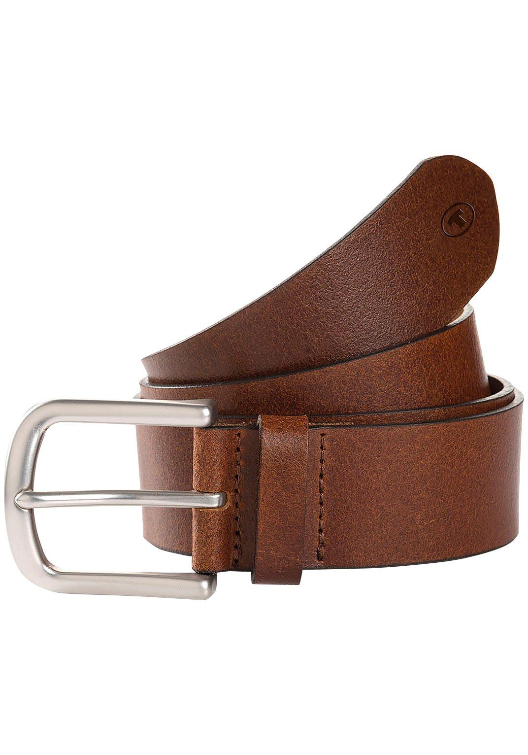 Tom Tailor Synthetische riem TTMARIO 4 cm brede kinderriem, jongens heren riemen maat 75 bruin