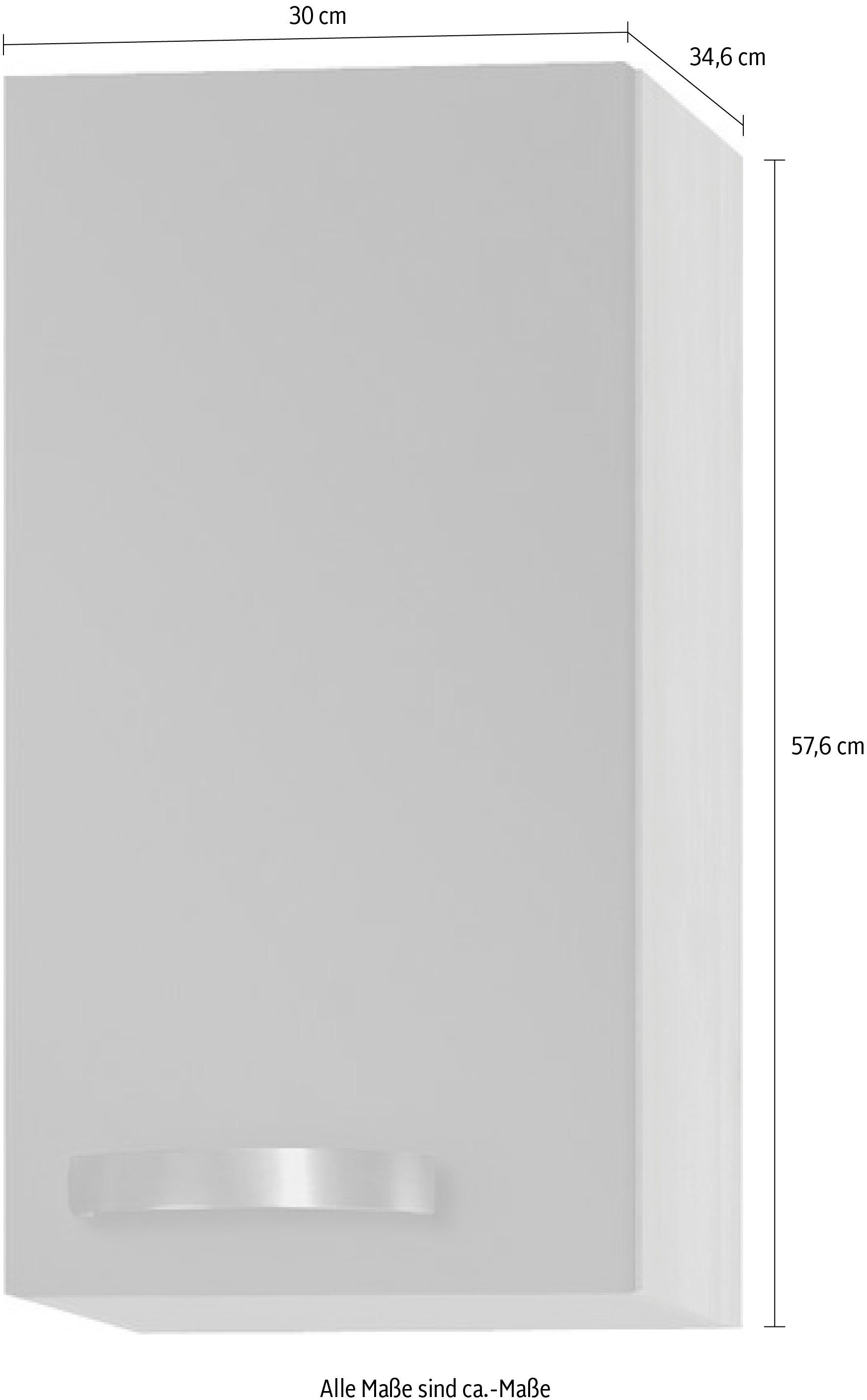OPTIFIT Hangend kastje Faro , met metalen greep, breedte 30 cm