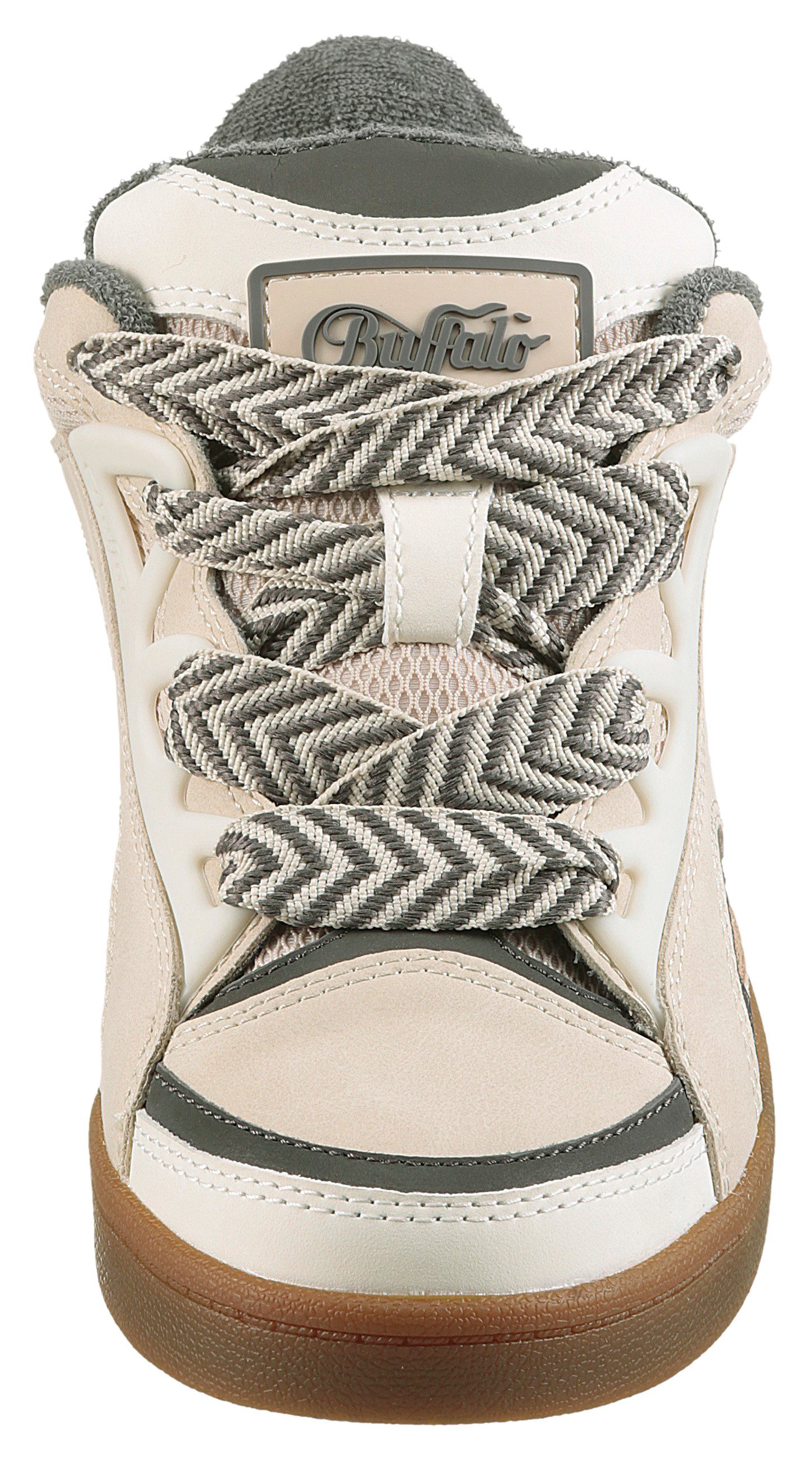 Buffalo Sneakers LIBERTY SKATE Basket-sneaker, vrijetijdsschoen, skate-schoen met honingkleurige loopzool