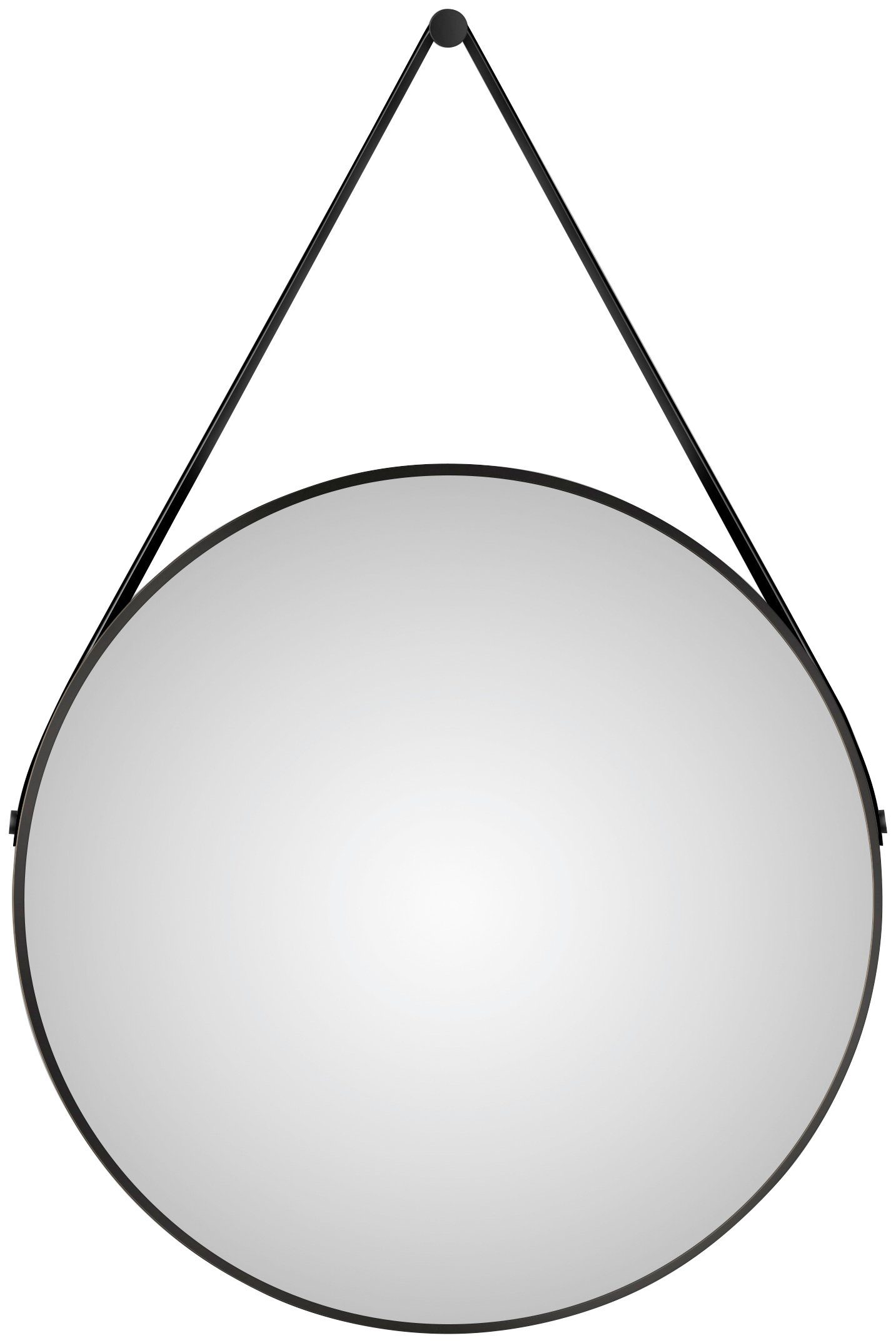 Talos Wandspiegel decoratieve ronde spiegel met aluminiumframe, ø 80 cm