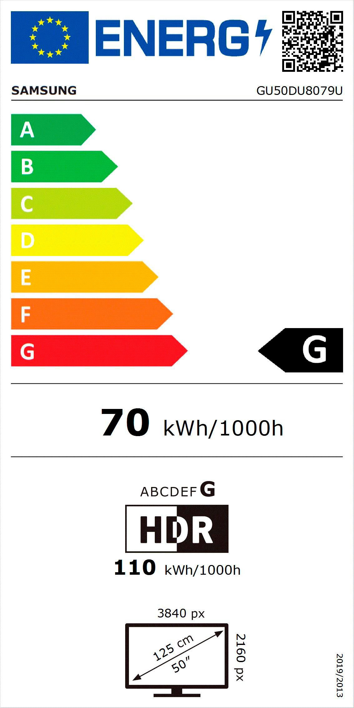 Samsung Led-TV, 125 cm / 50", 4K Ultra HD, Smart TV