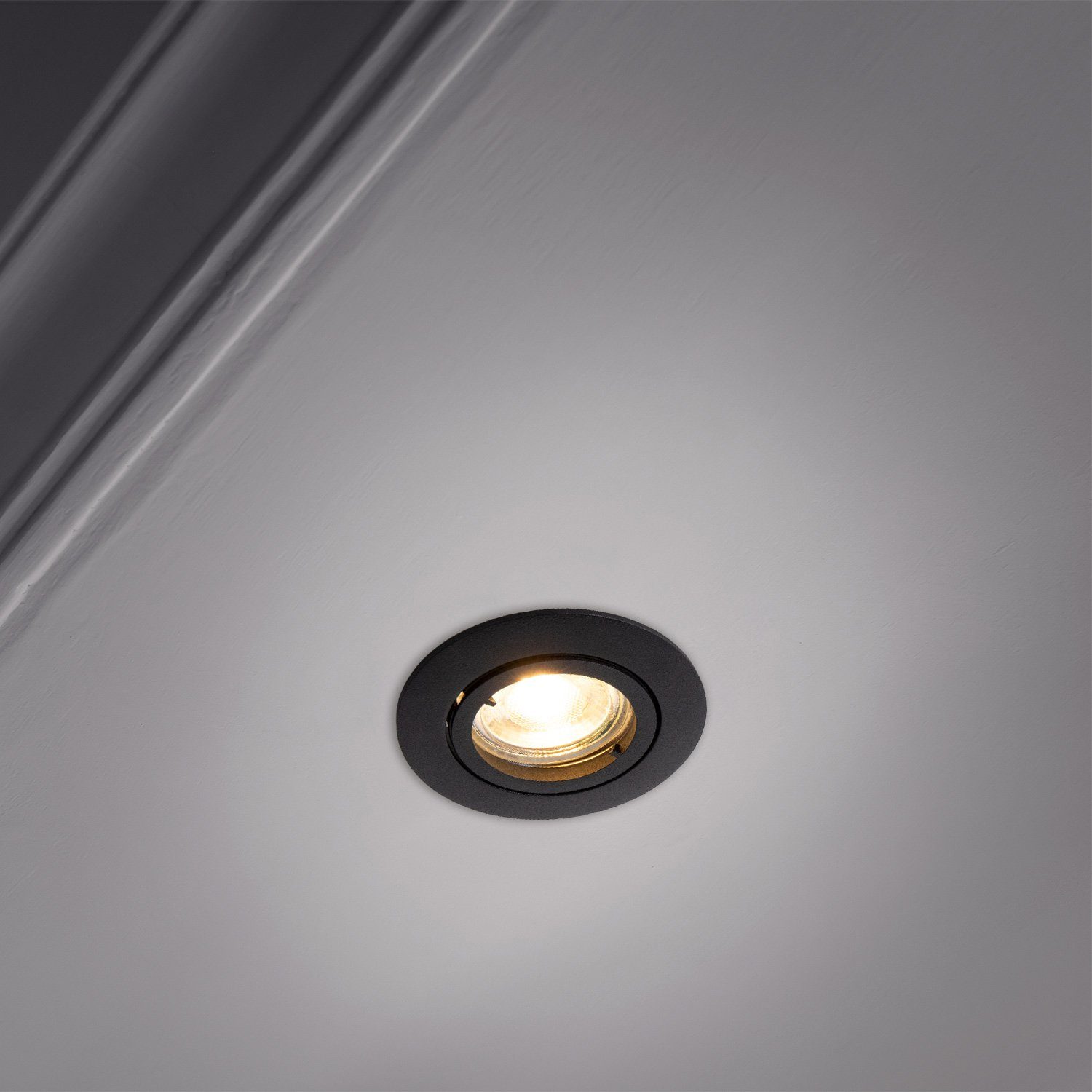 Paco Home Inbouwlamp Lina Inbouwspot draaibaar spot set GU10