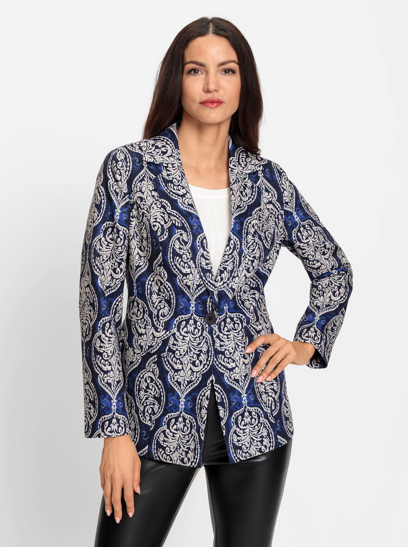 heine Jasje Gedessineerde blazer