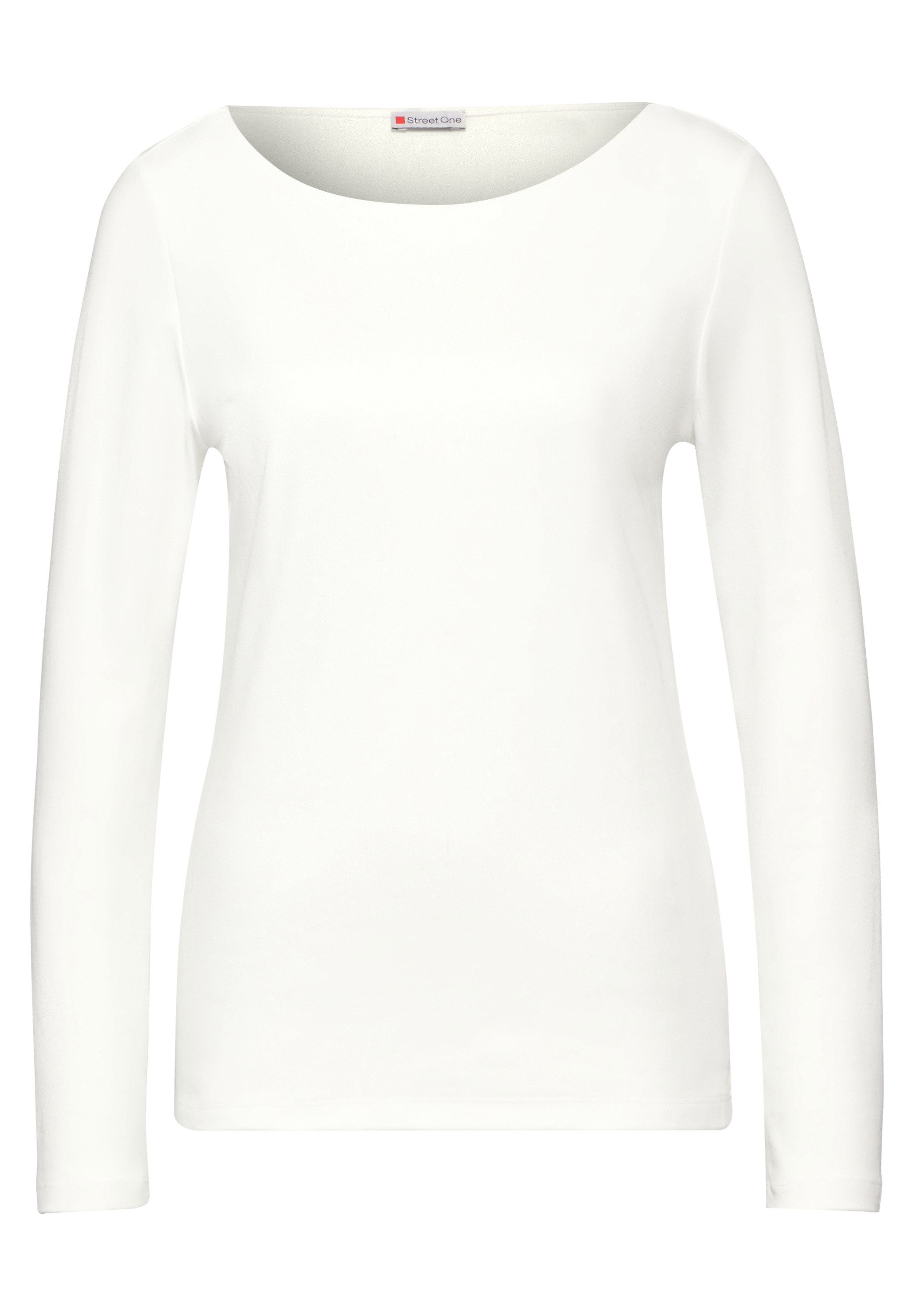 STREET ONE Shirt met lange mouwen Style Lanea met boothals