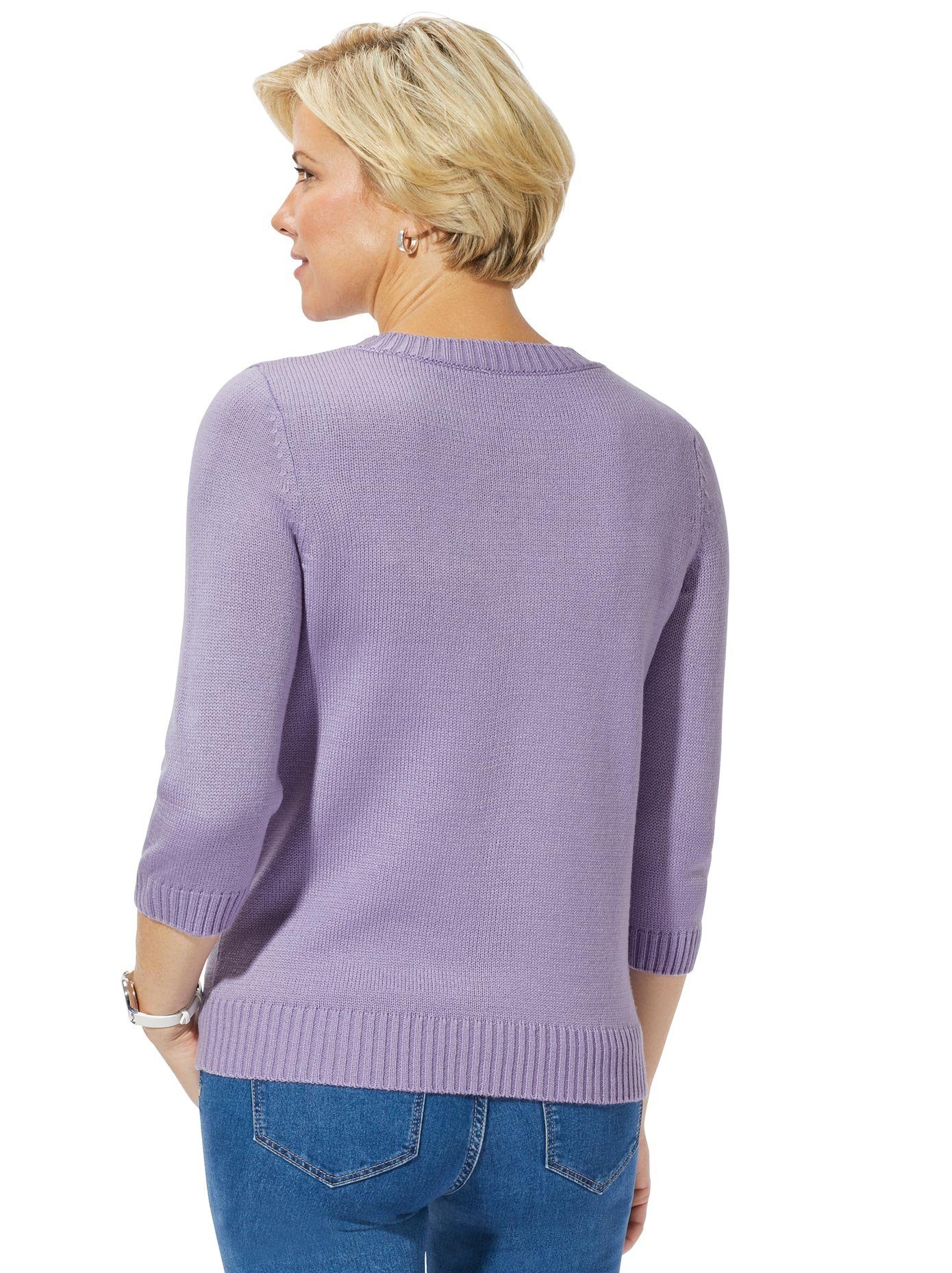 Classic Basics Trui met 3/4-mouwen Trui