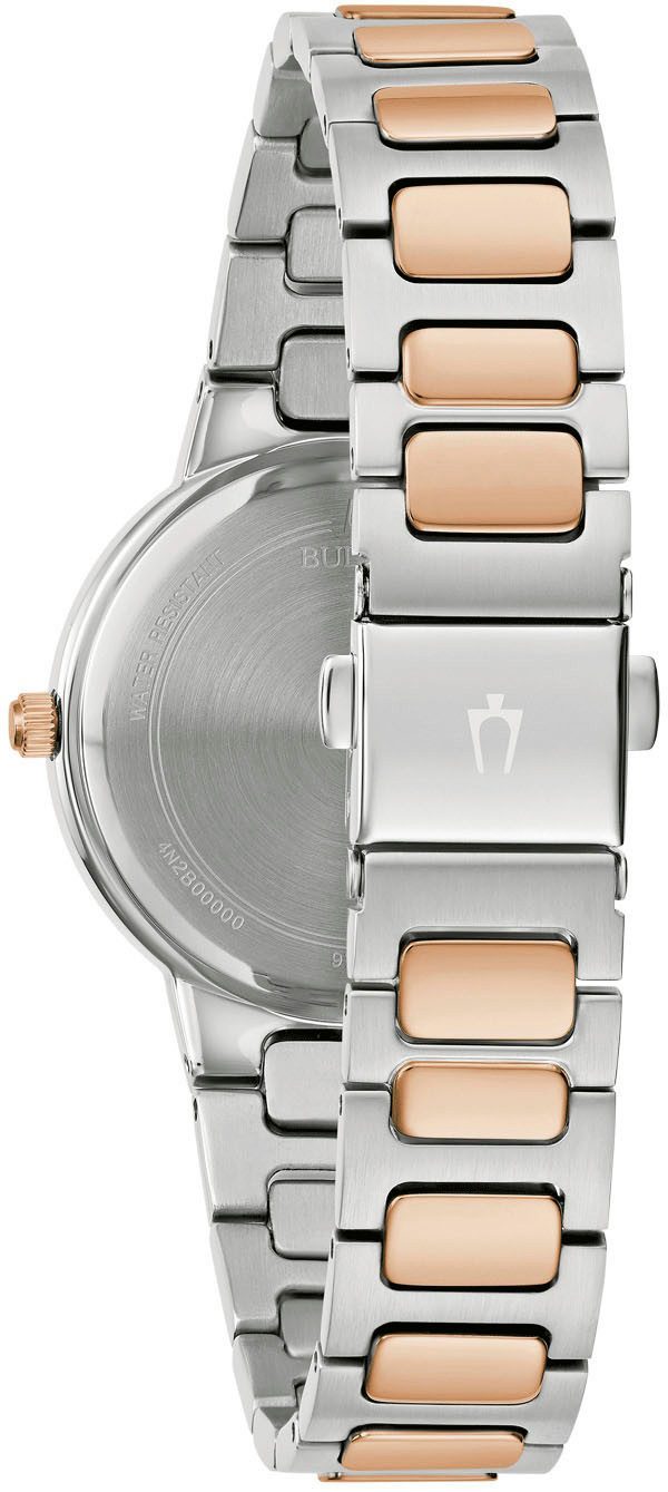 Bulova Kwartshorloge Horloge, dameshorloge, stalen band, analoog
