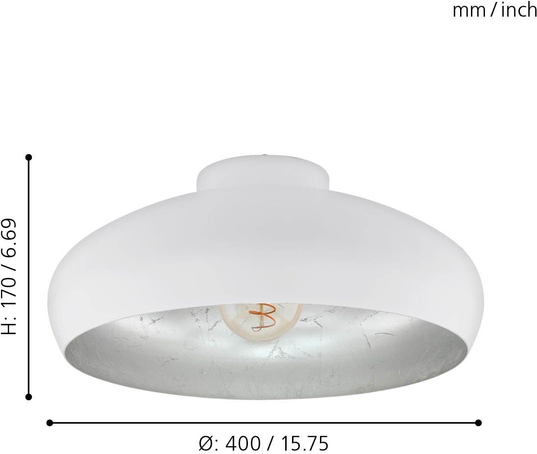 EGLO Plafondlamp MOGANO Plafondlamp Industrial, vintage, Vloerlamp plafond met E27 fitting