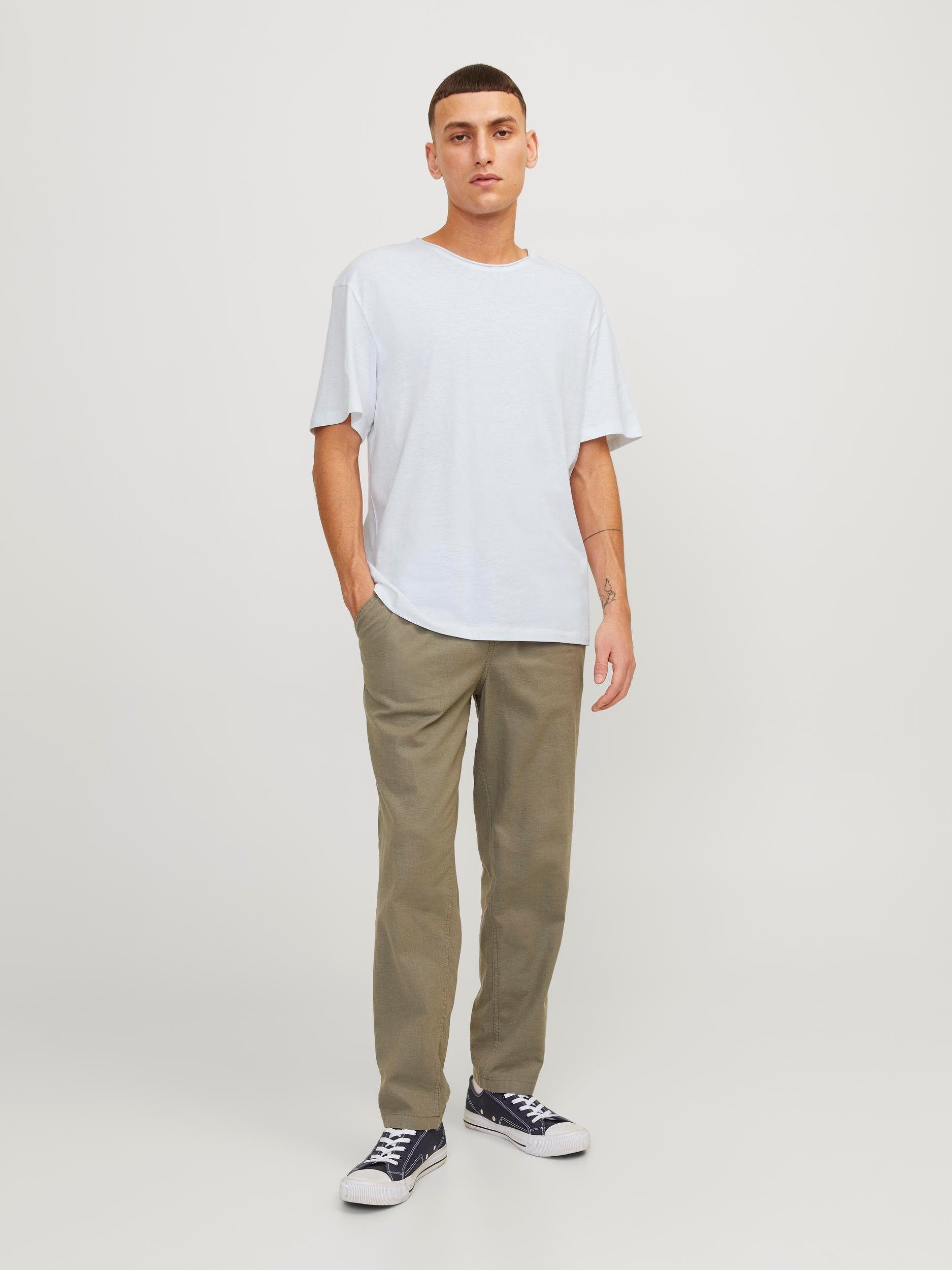Jack & Jones T-shirt JJESUMMER LINEN TEE SS O-NECK LN