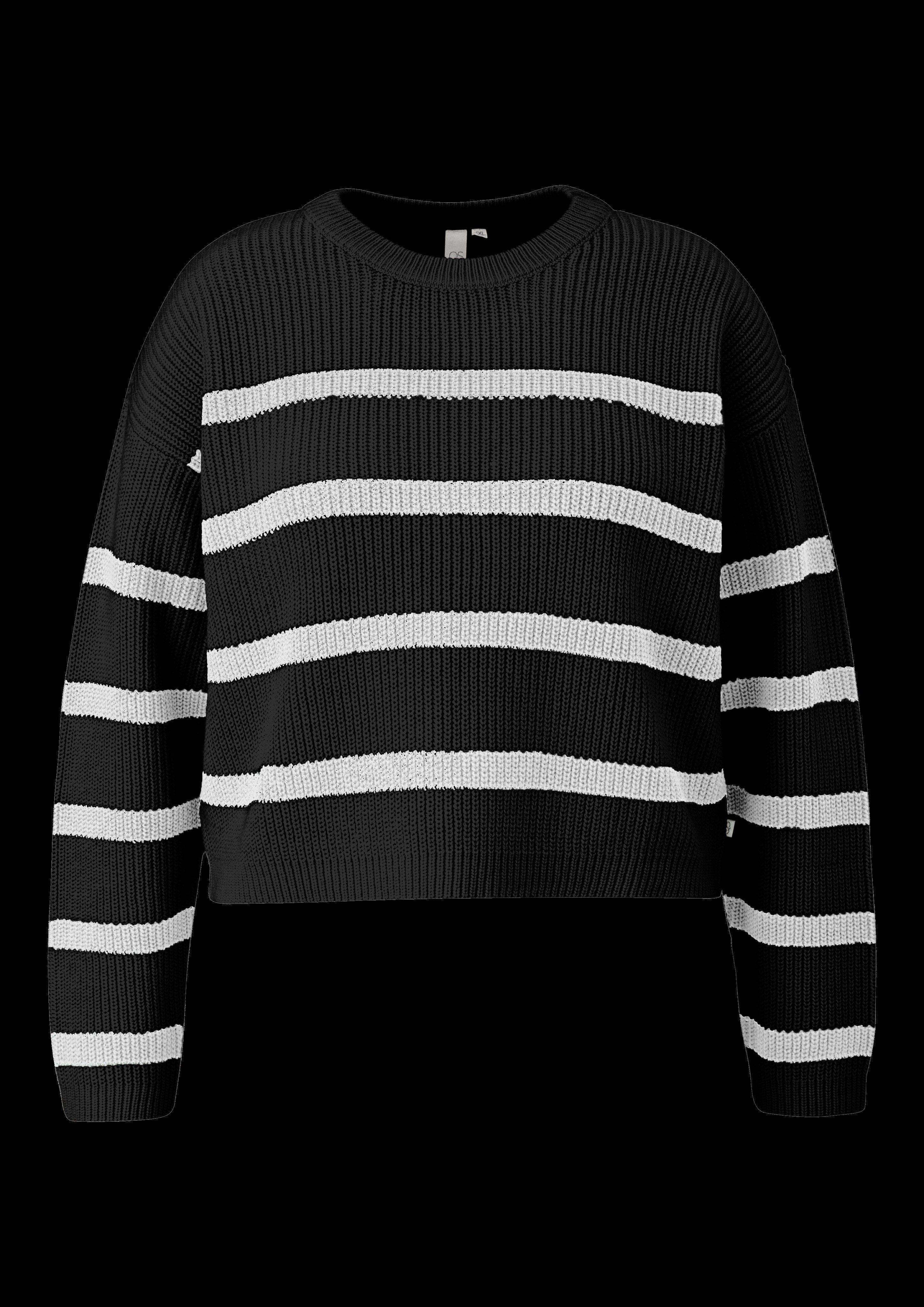 Q S designed by Trui met ronde hals met gestreept patroon