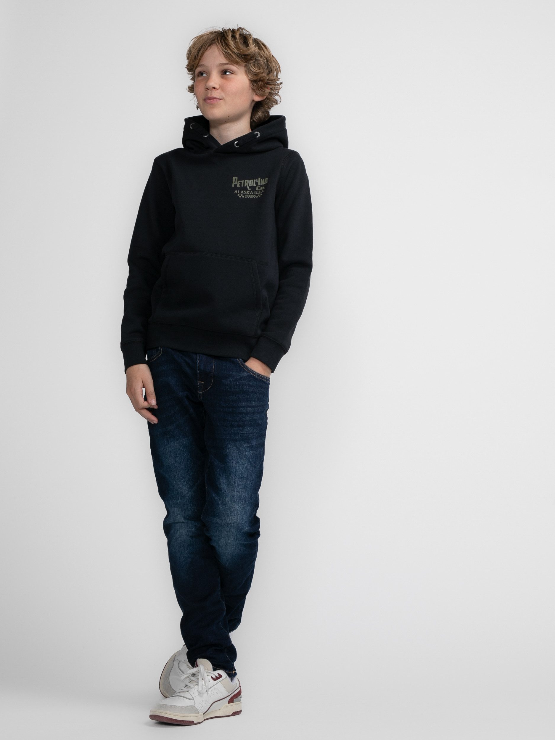 Petrol Industries Hoodie met print op de borst