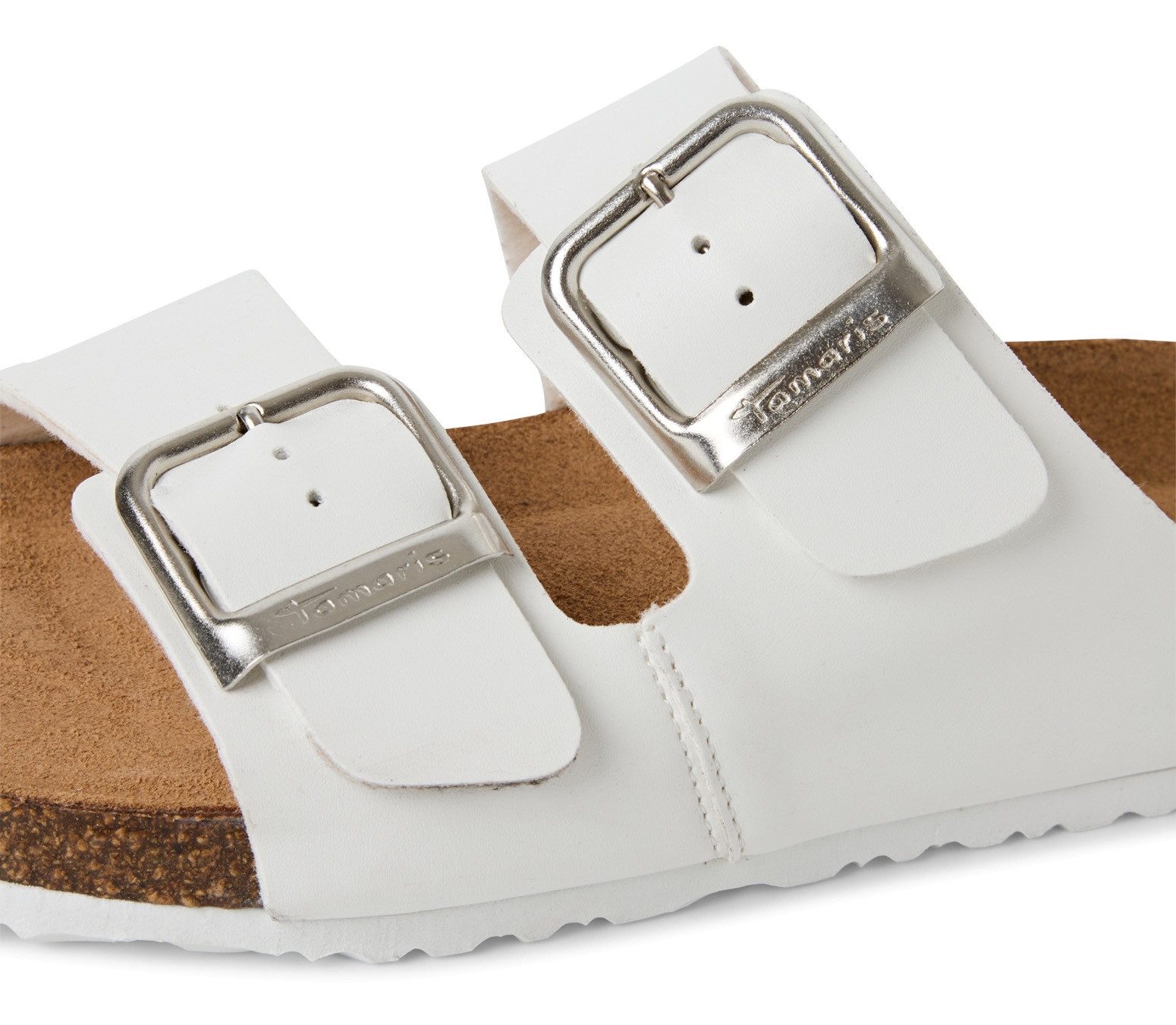 Tamaris Slippers zomerschoen, slippers met gepolsterde binnenzool