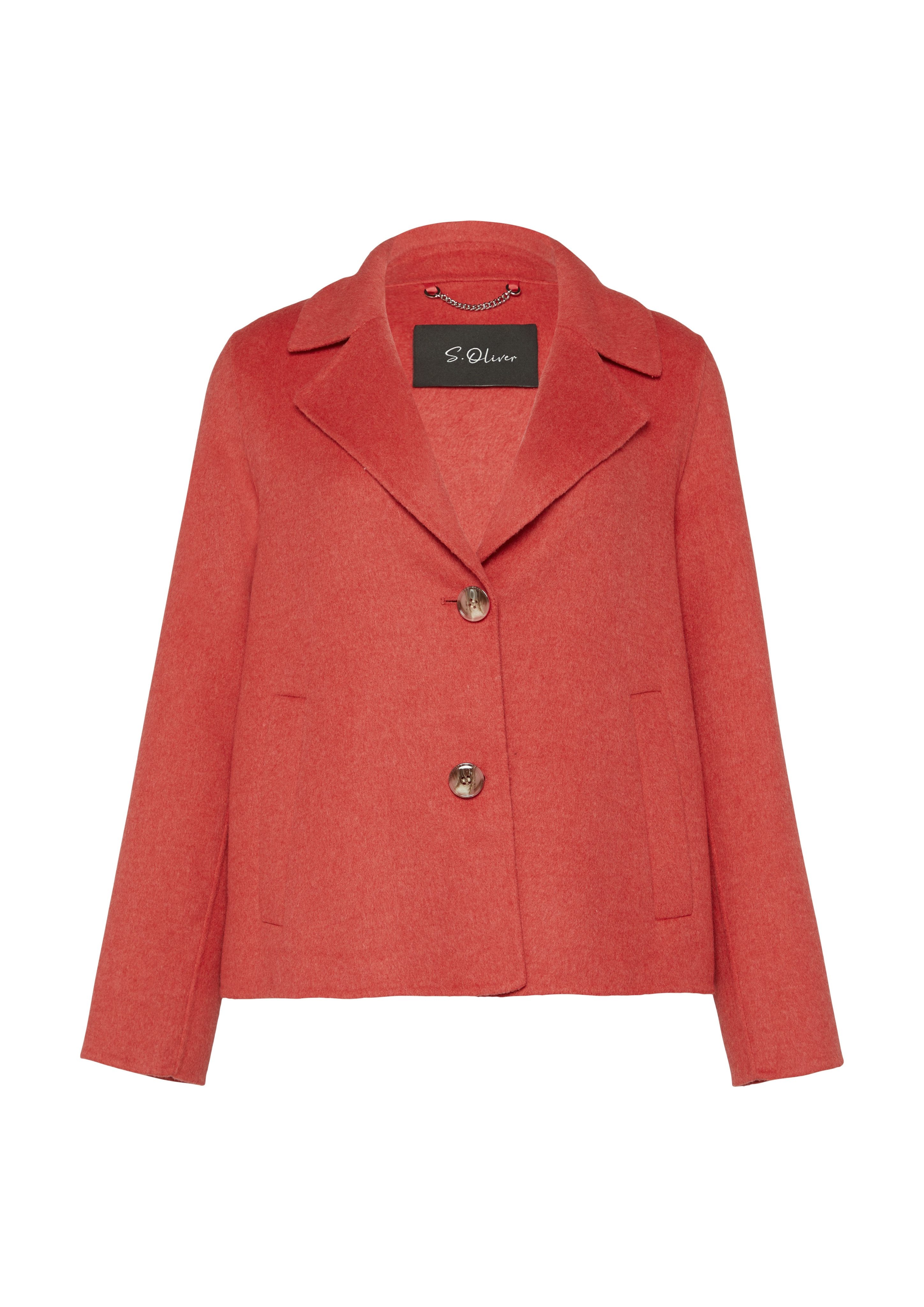 s.Oliver BLACK LABEL Outdoorjack met reverskraag