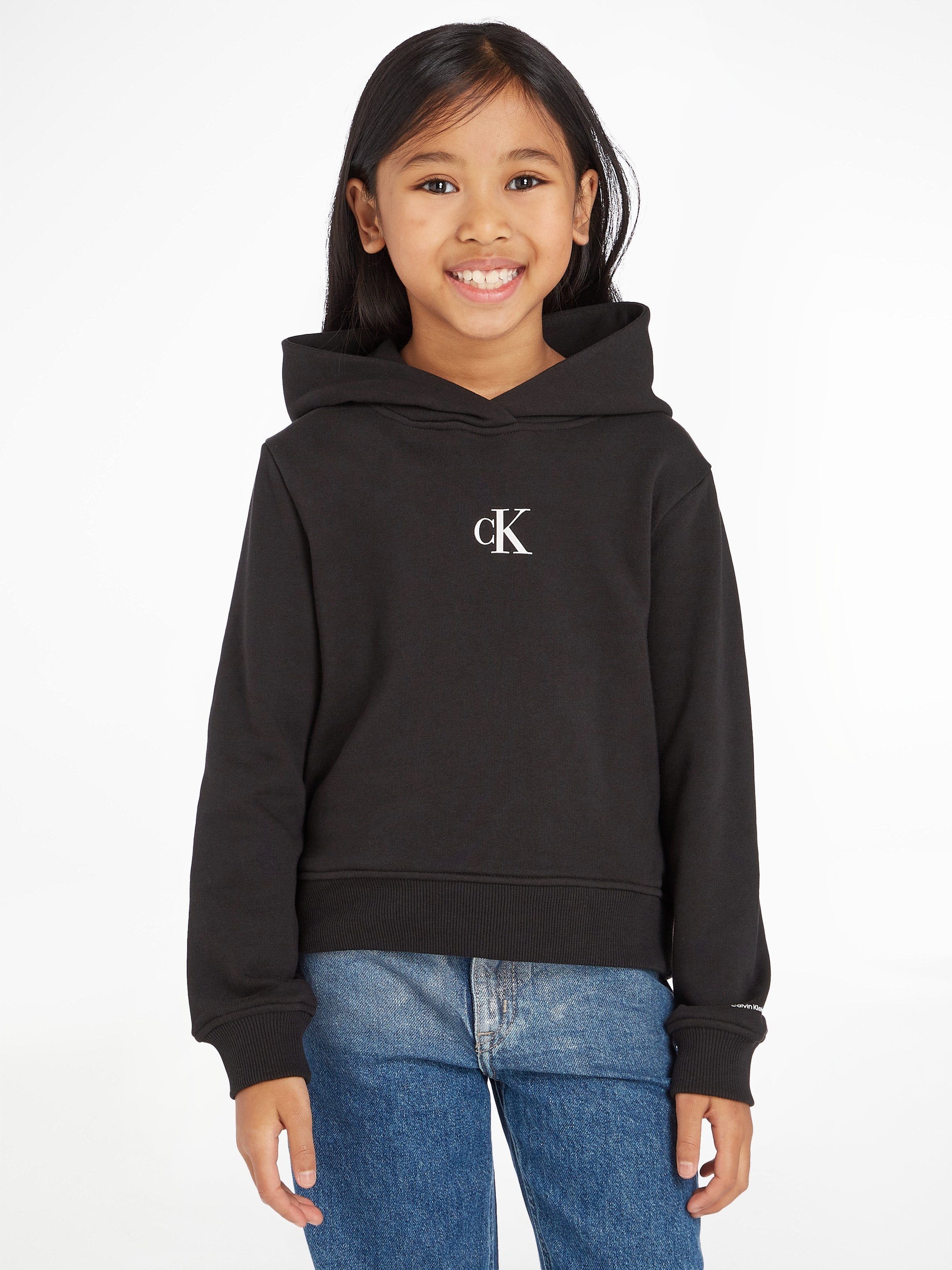 Calvin Klein Hoodie CK LOGO BOXY HOODIE voor kinderen tot 16 jaar