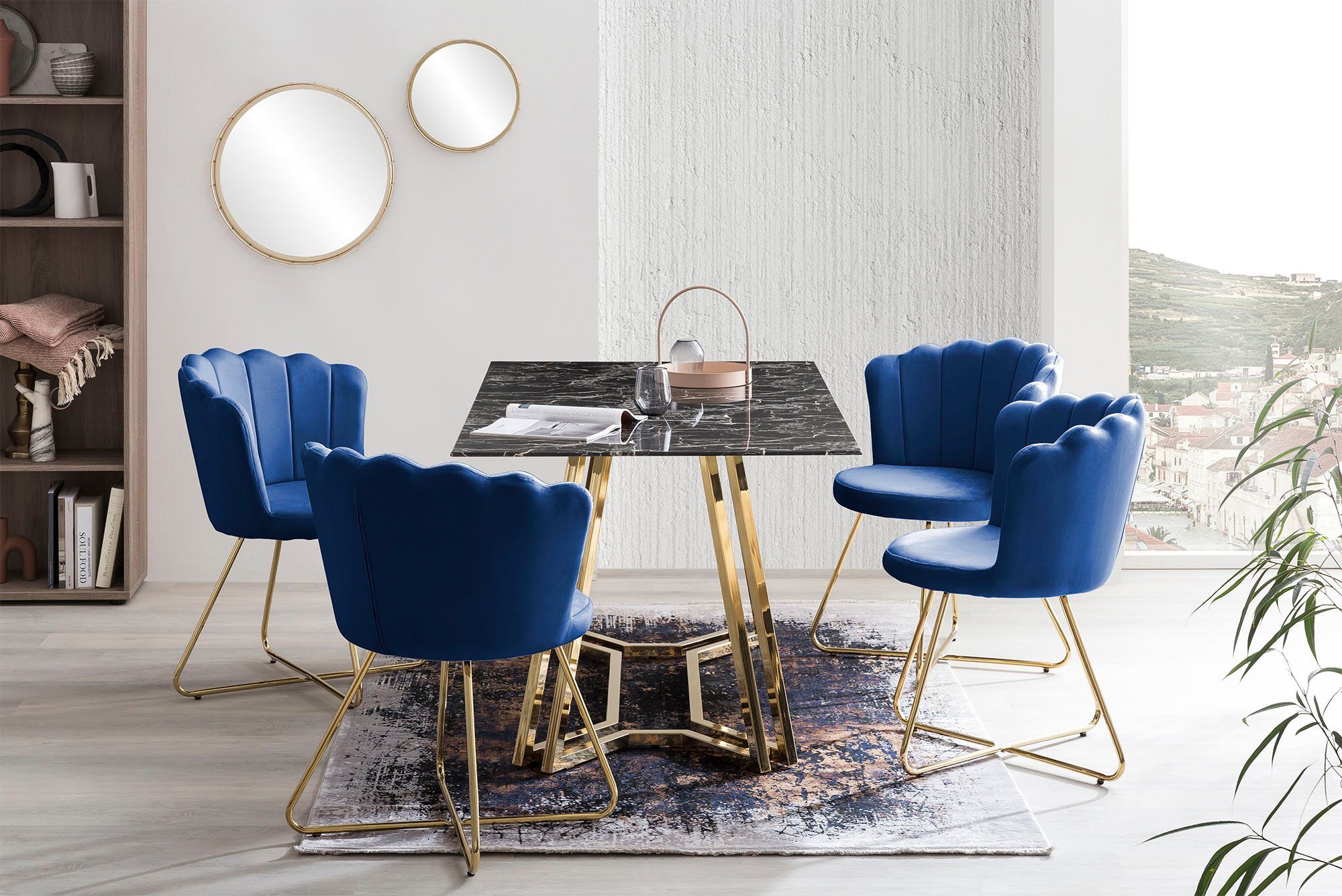 SalesFever Stoel Kuip design (set, 2 stuks)