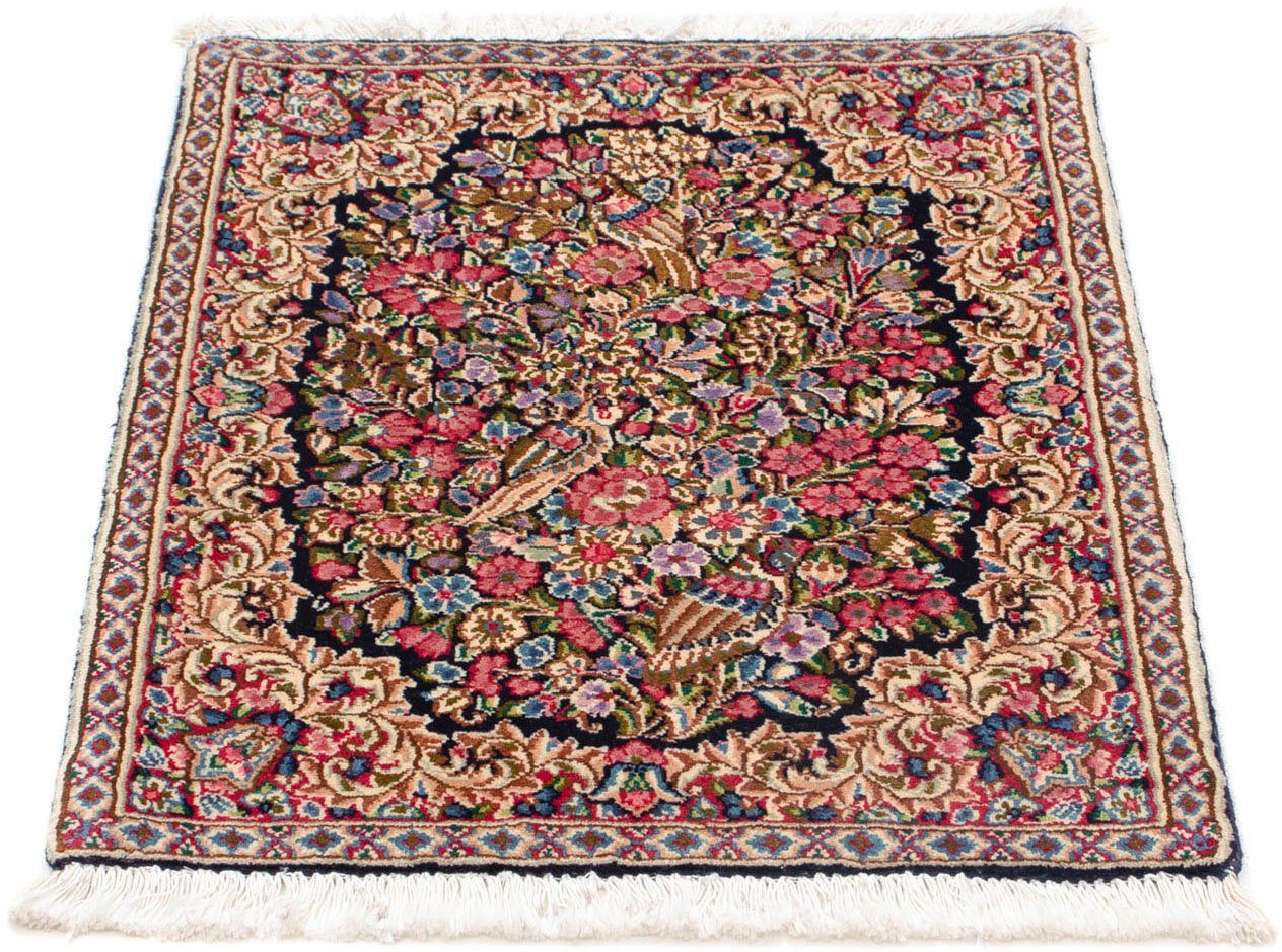 morgenland Wollen kleed Kasjmar bloemmotief blu scuro 352 x 250 cm Uniek exemplaar met certificaat
