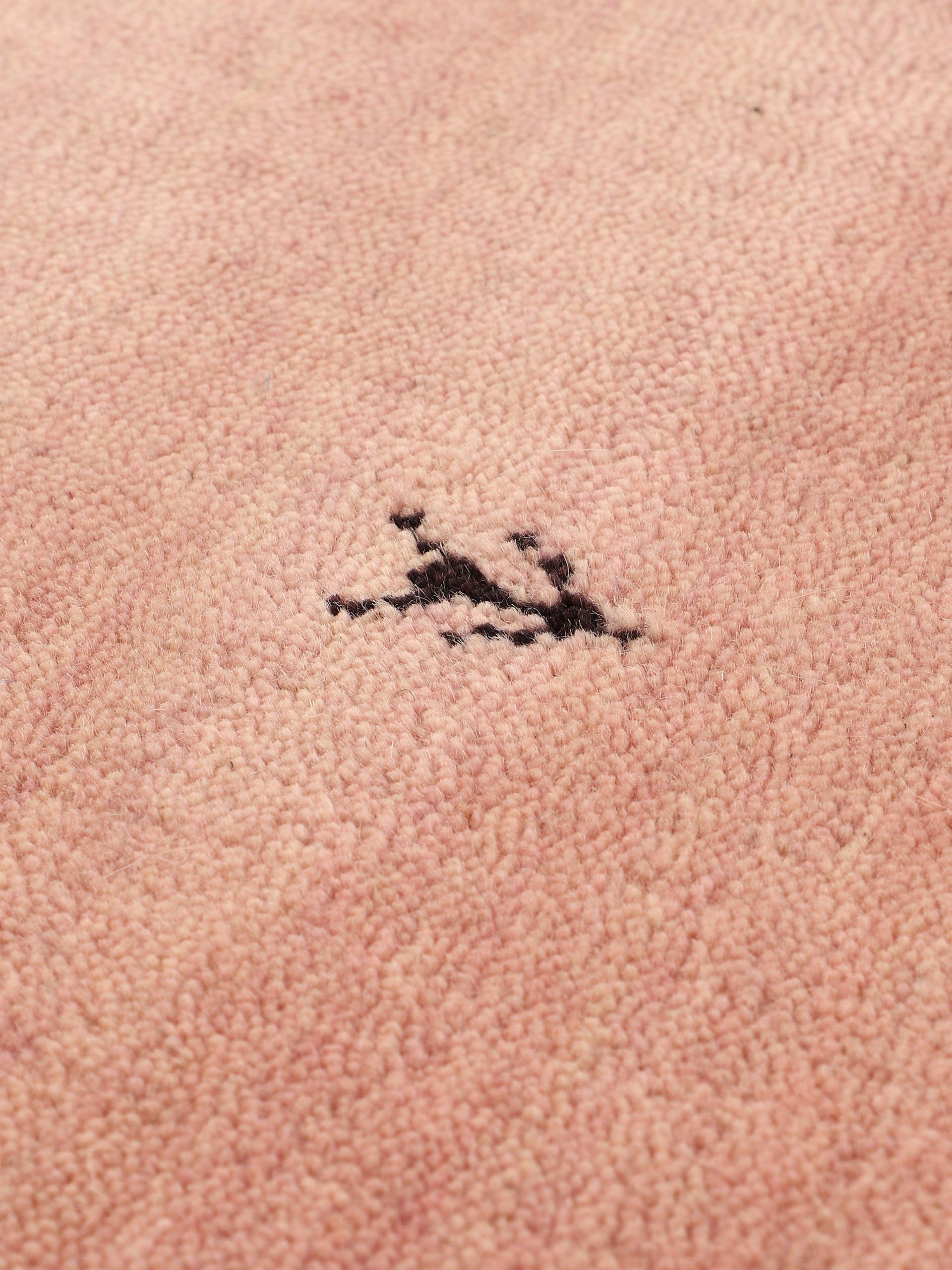 carpetfine Wollen kleed Gabbeh uni zuivere wol met de hand geweven, gabbeh diermotief warm omgevingsklimaat vele maten