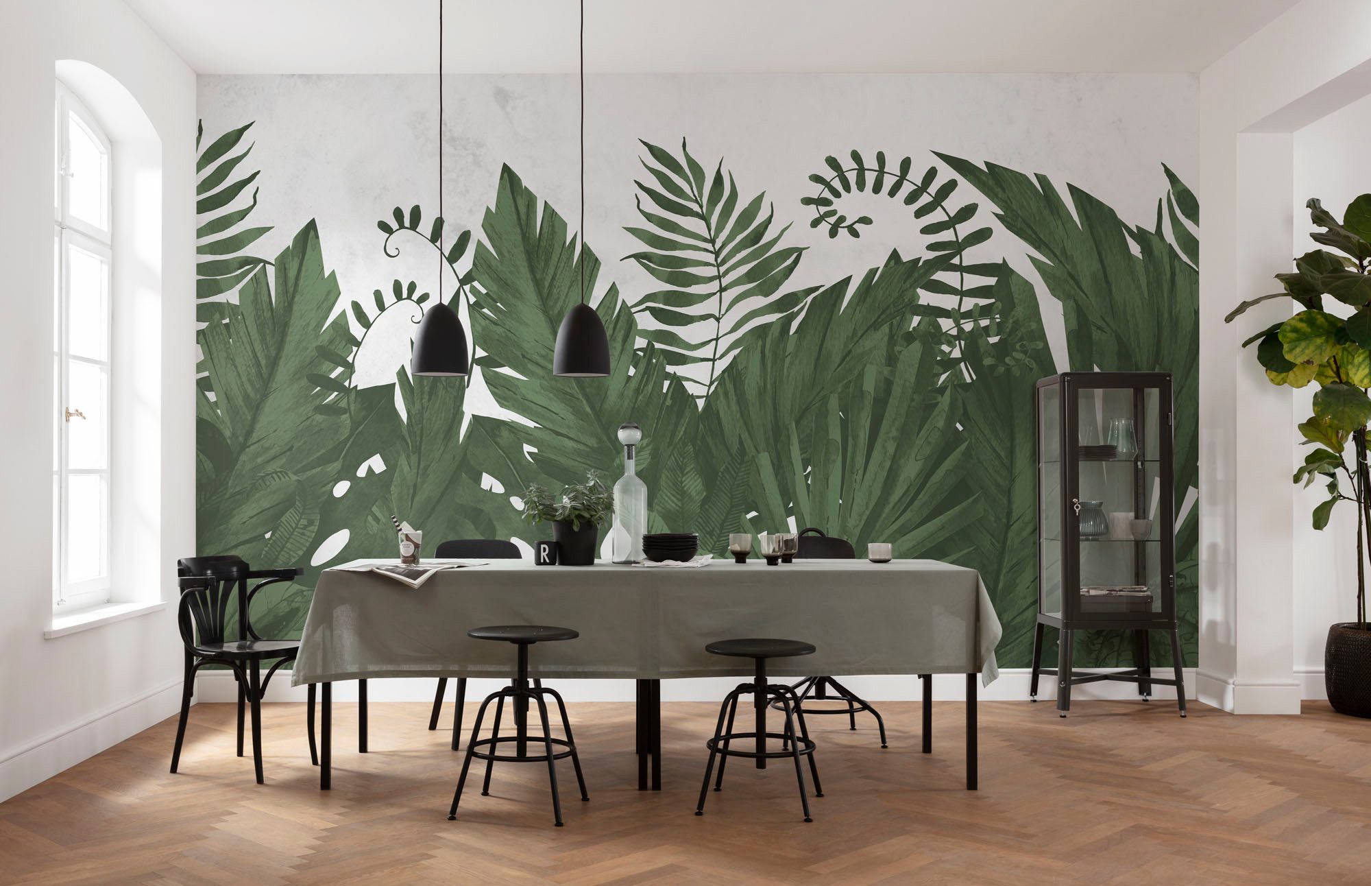 Komar Fotobehang Digitale print vlies - Botanic Harmony - Afmeting 500 x 250 cm (1 stuk)
