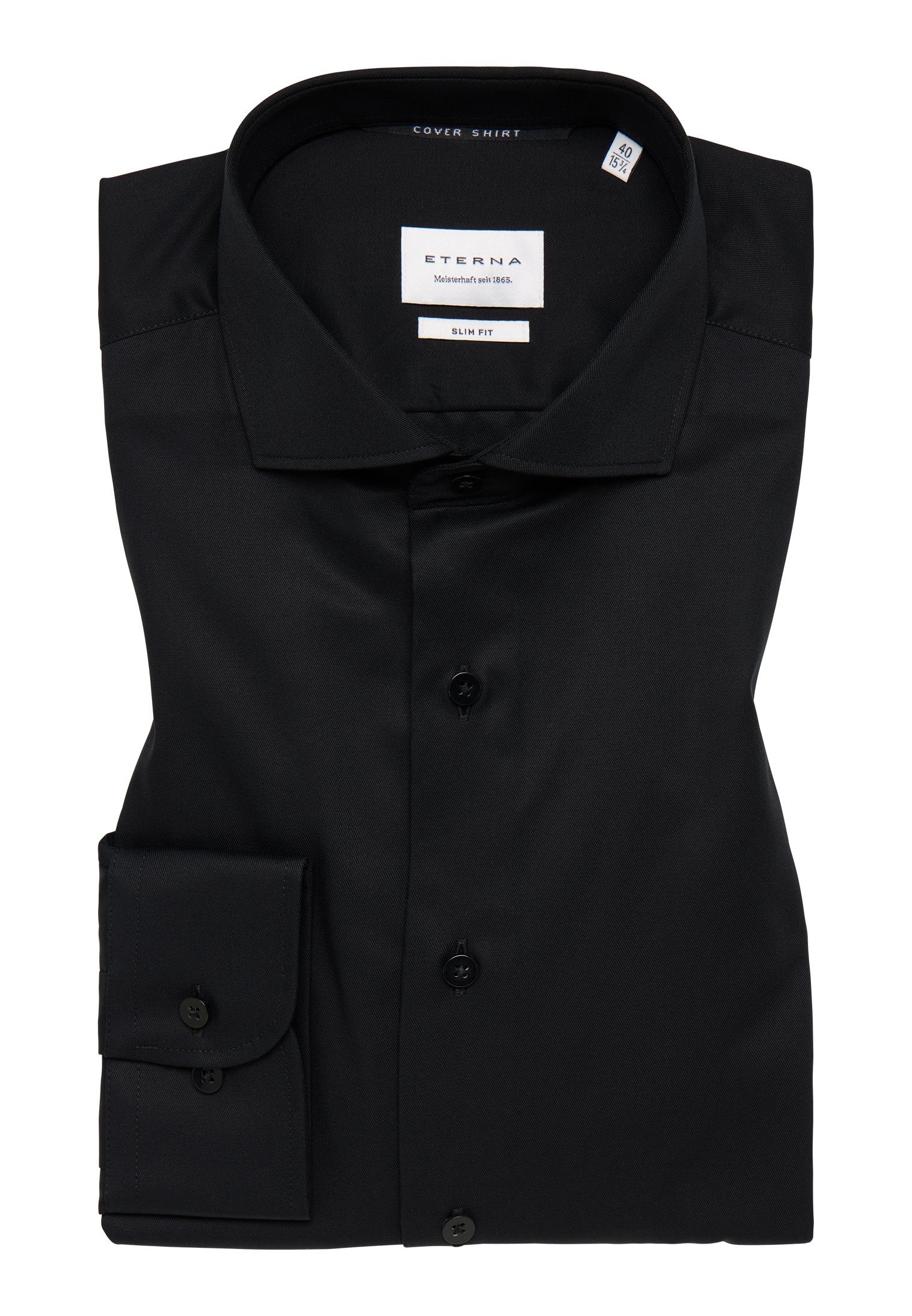 Eterna Overhemd met lange mouwen Slim fit NON IRON (strijkvrij)