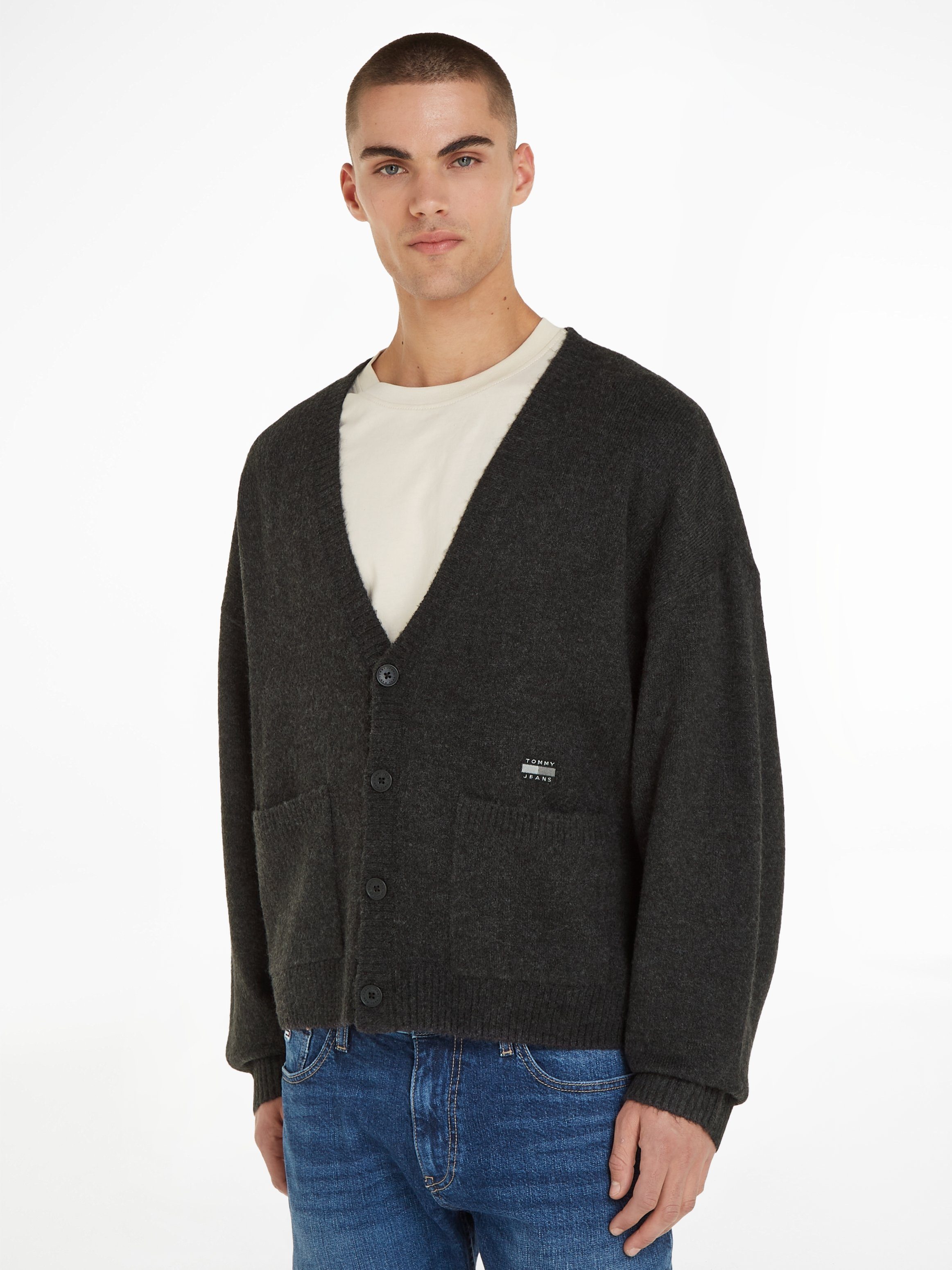 TOMMY JEANS Vest TJM BXY TONAL CARDIGAN