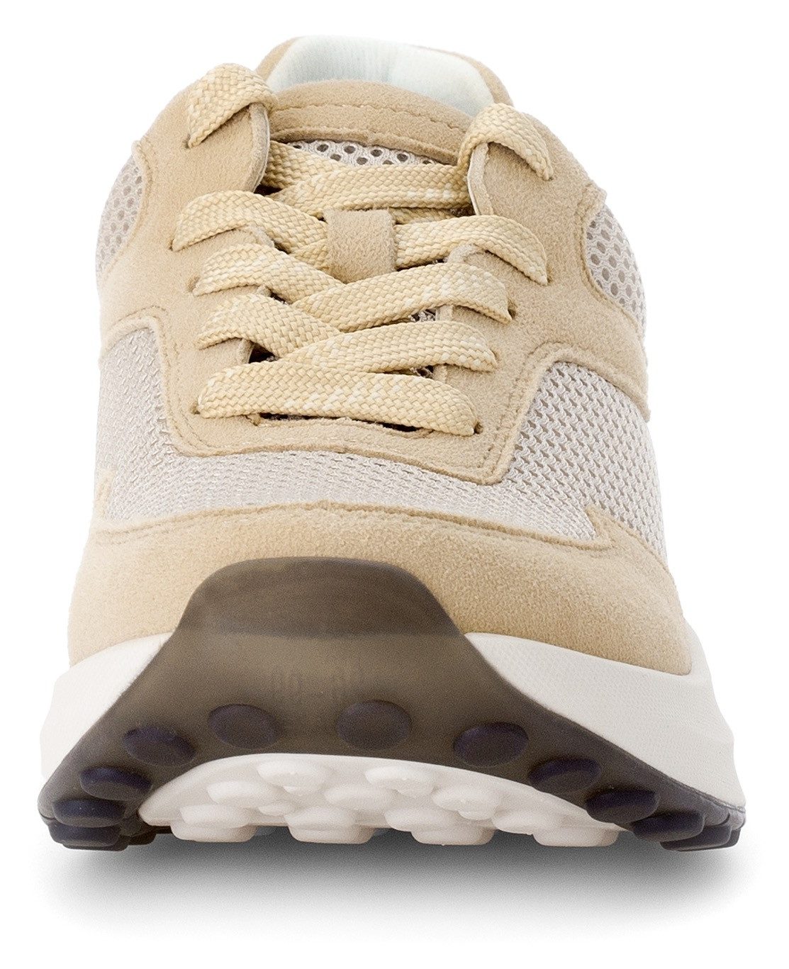 Gabor Rollingsoft Sneakers met sleehak , vrijetijdsschoen, lage schoen, veterschoen met optifit-voetbed