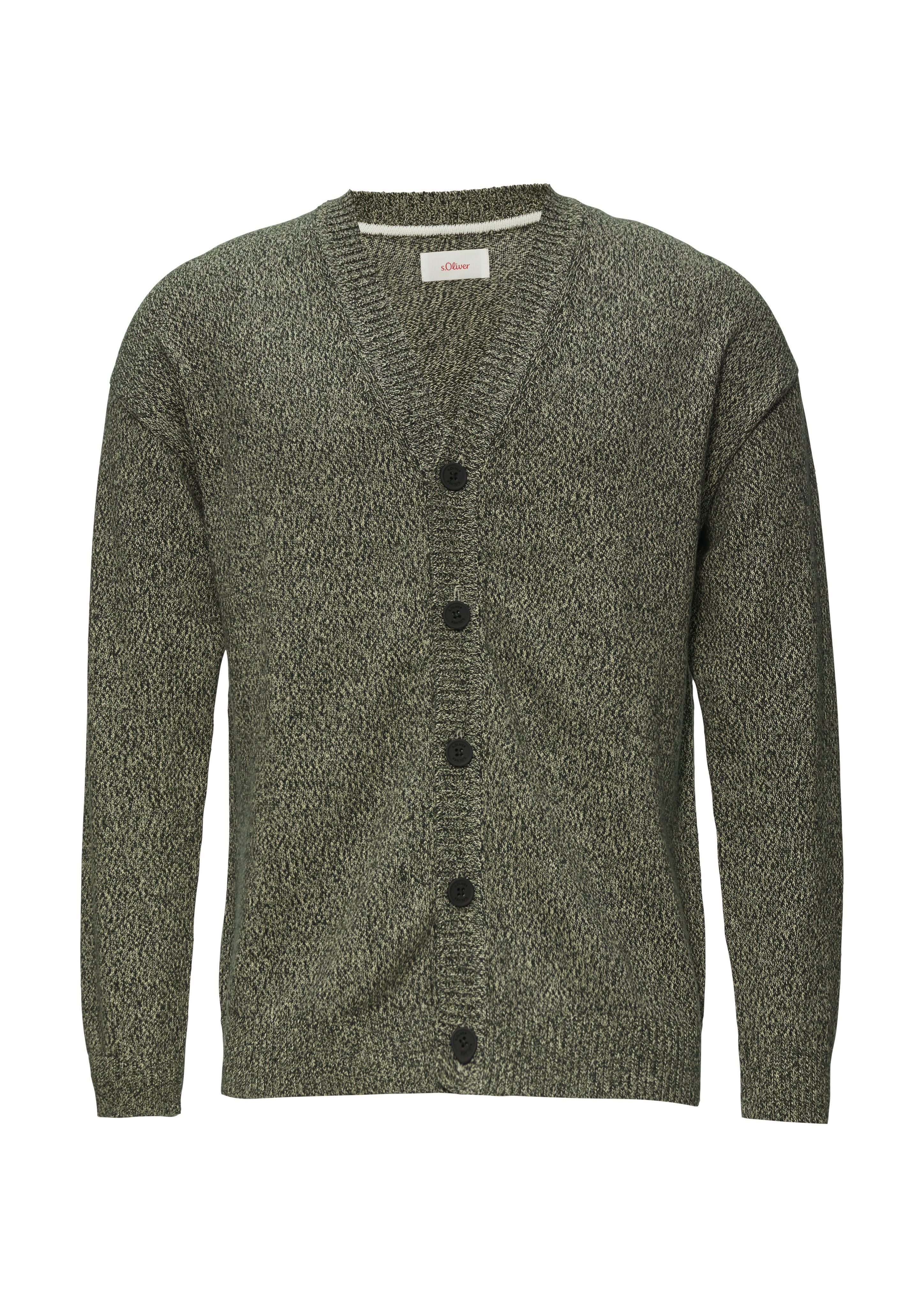 s.Oliver Cardigan in gemêleerde look