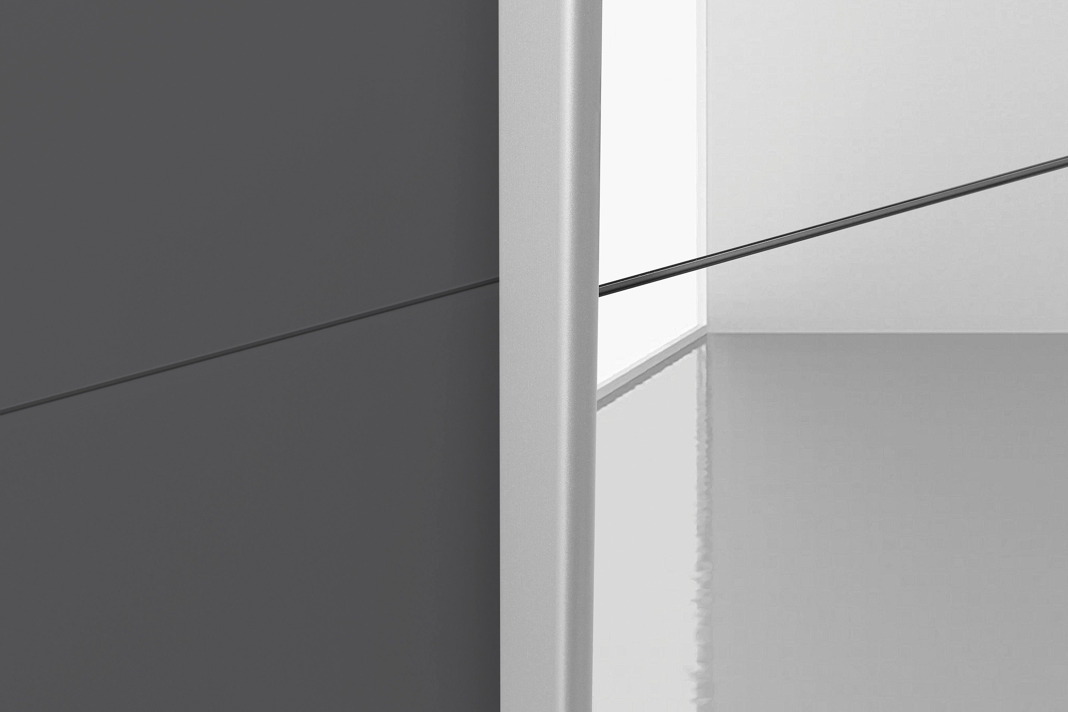 rauch Zweefdeurkast Kledingkast TOMA incl. rek inzet en extra legplanken made in germany