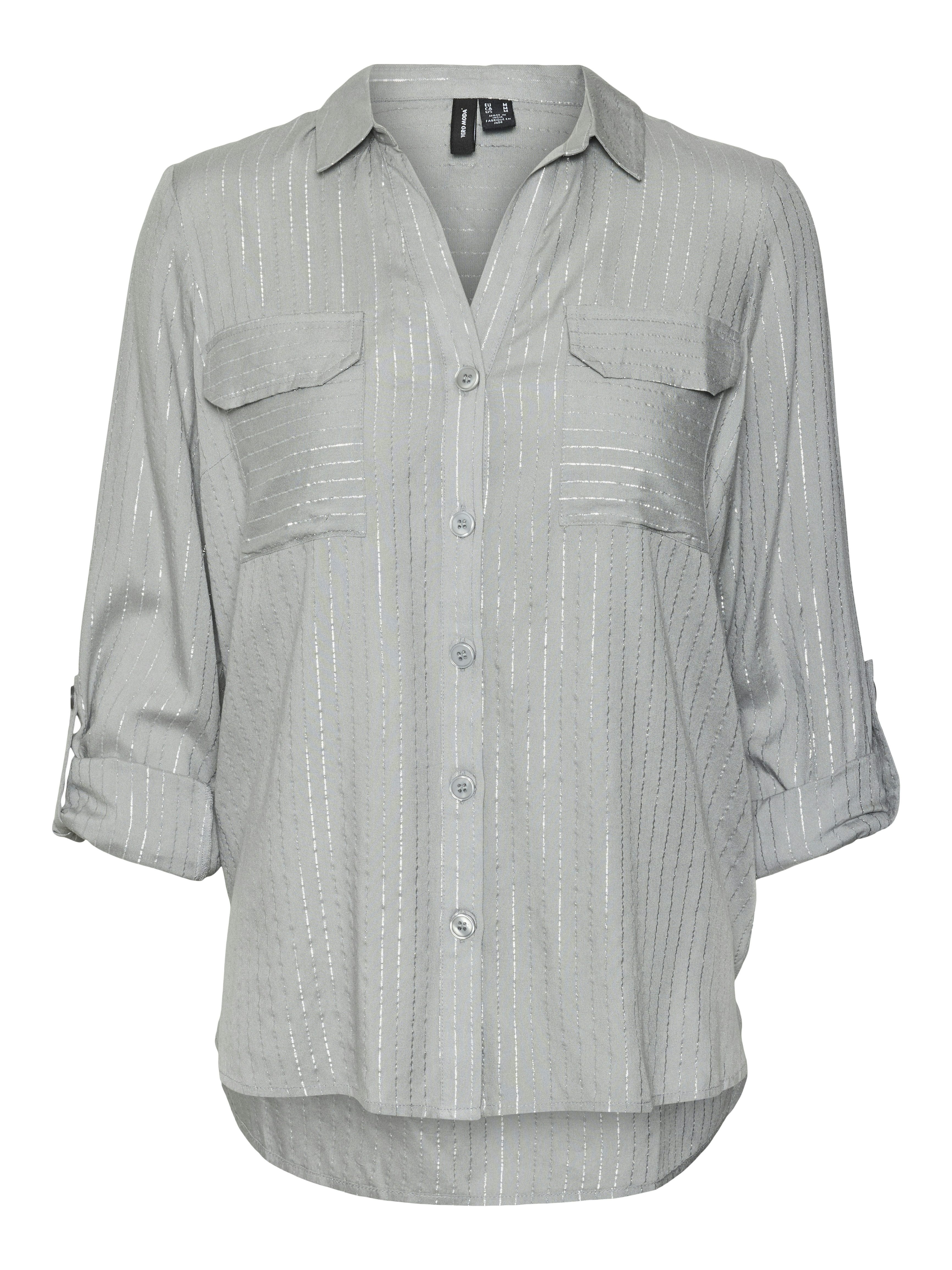 Vero Moda Overhemdblouse VMBUMPY LS GLITTER SHIRT WVN GA NOOS