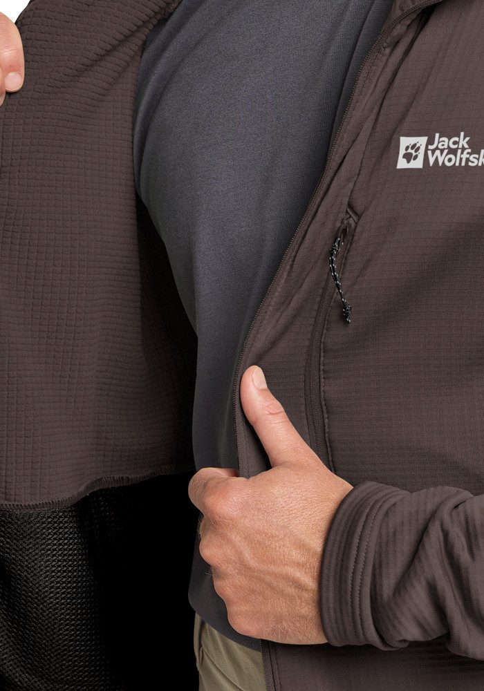 Jack Wolfskin Fleecejack KOLBENBERG HOODED FZ M
