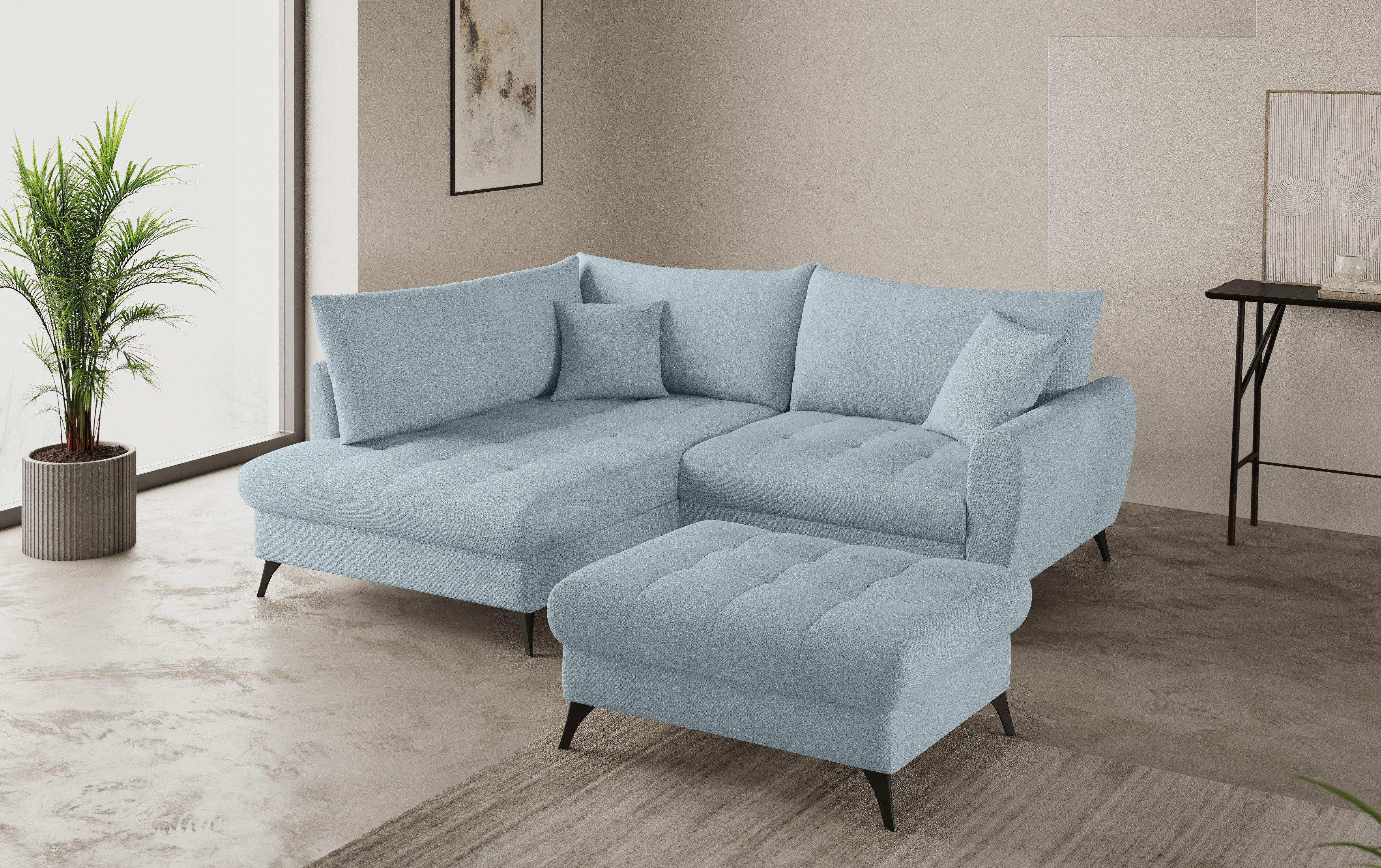 Mr. Couch Hockerbank Blackburn II Geschikt voor de set, optioneel met koudschuim
