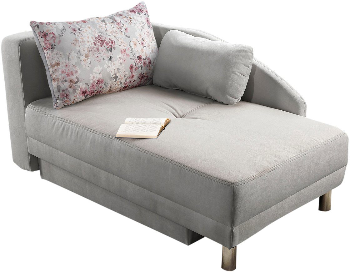 Jockenhöfer Gruppe Récamier ROY Chaise longue met slaapfunctie en bedkist, met binnenvering