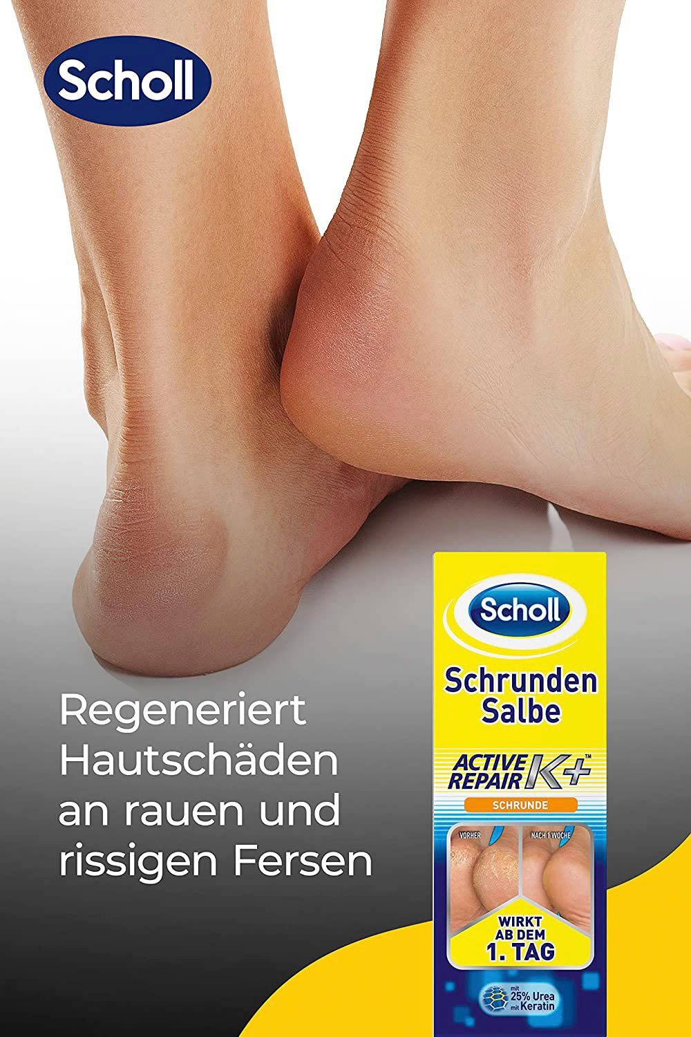 Scholl Voetencrème Active Repair K+