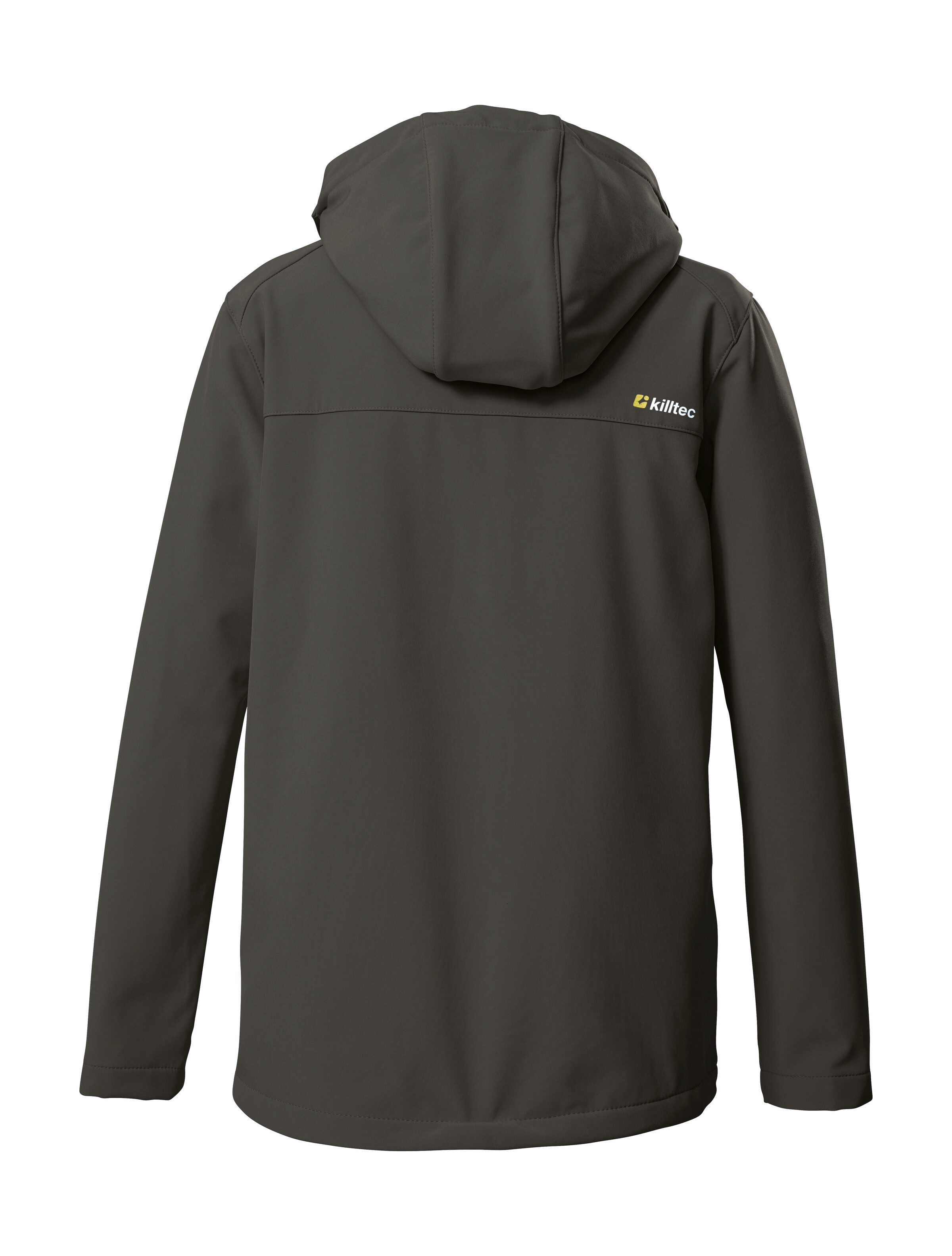 Killtec Softshell-jack Boys softshell-jack Waterafstotende softshelljack met capuchon, fleece en PFAs-vrij