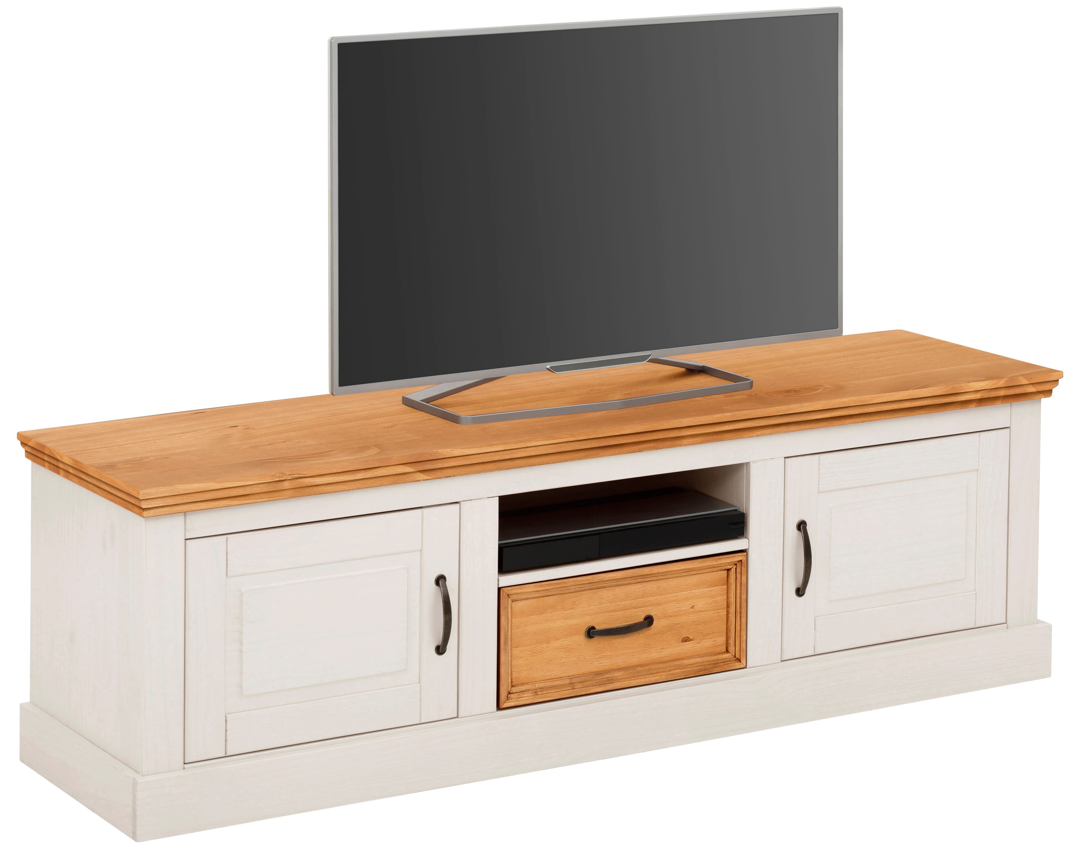 Home affaire Wandmeubel Selma 2 vitrines en 1 lowboard (set, 3-delig)